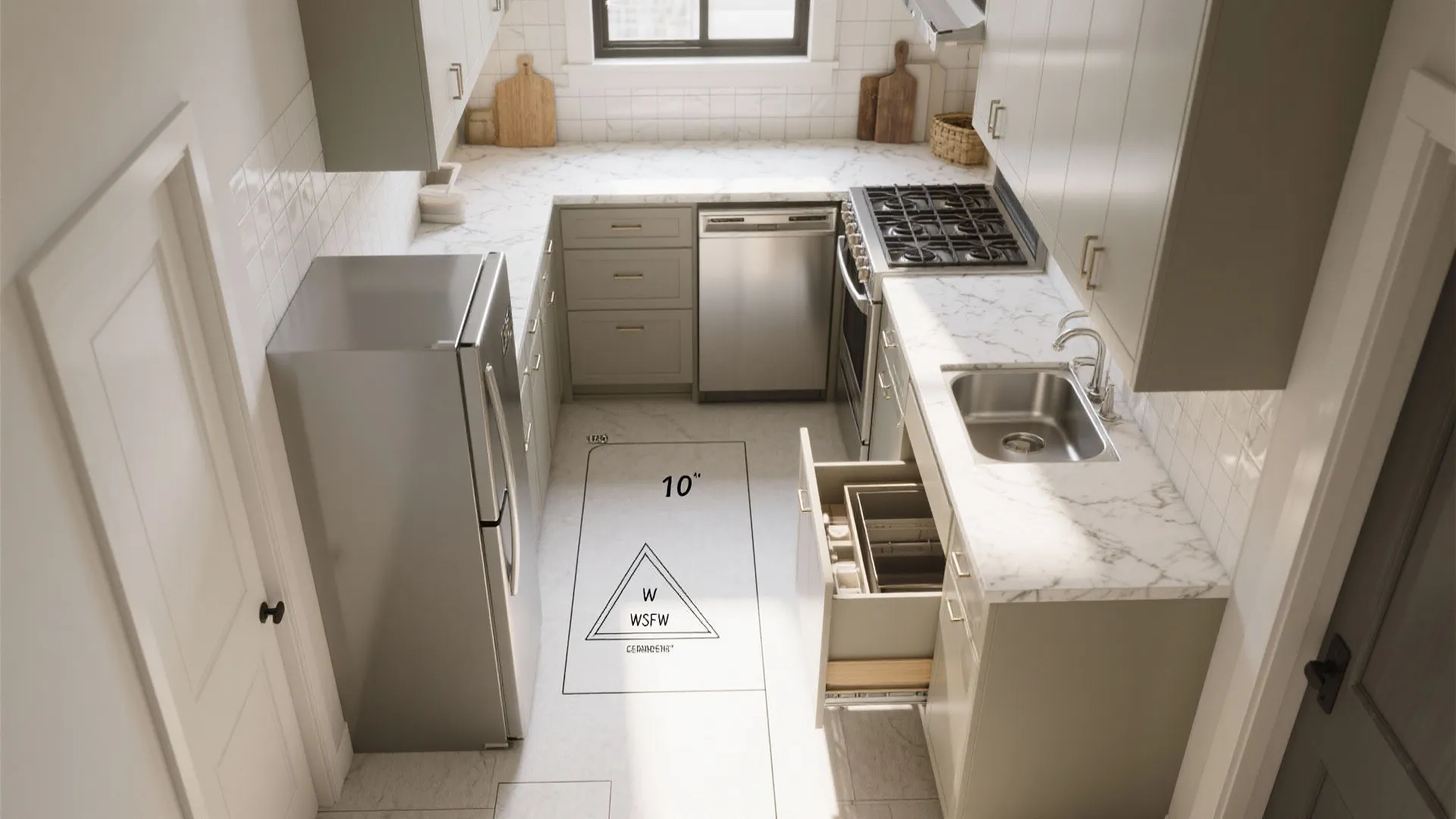 Space-Savvy Kitchen Layouts