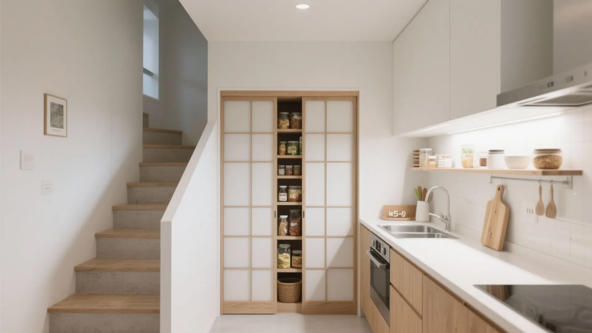 Tips 5: キッチンは「補給基地」化｜動線計画と収納技巧のハイブリッド