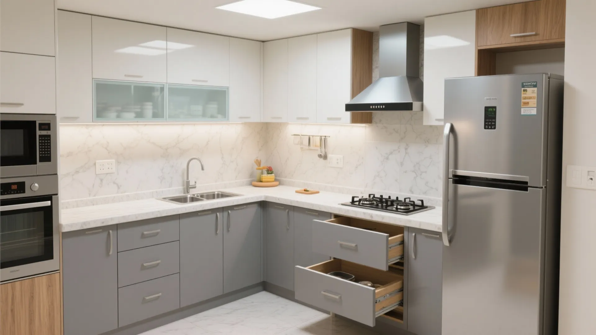 The compact kitchen that works like a big one