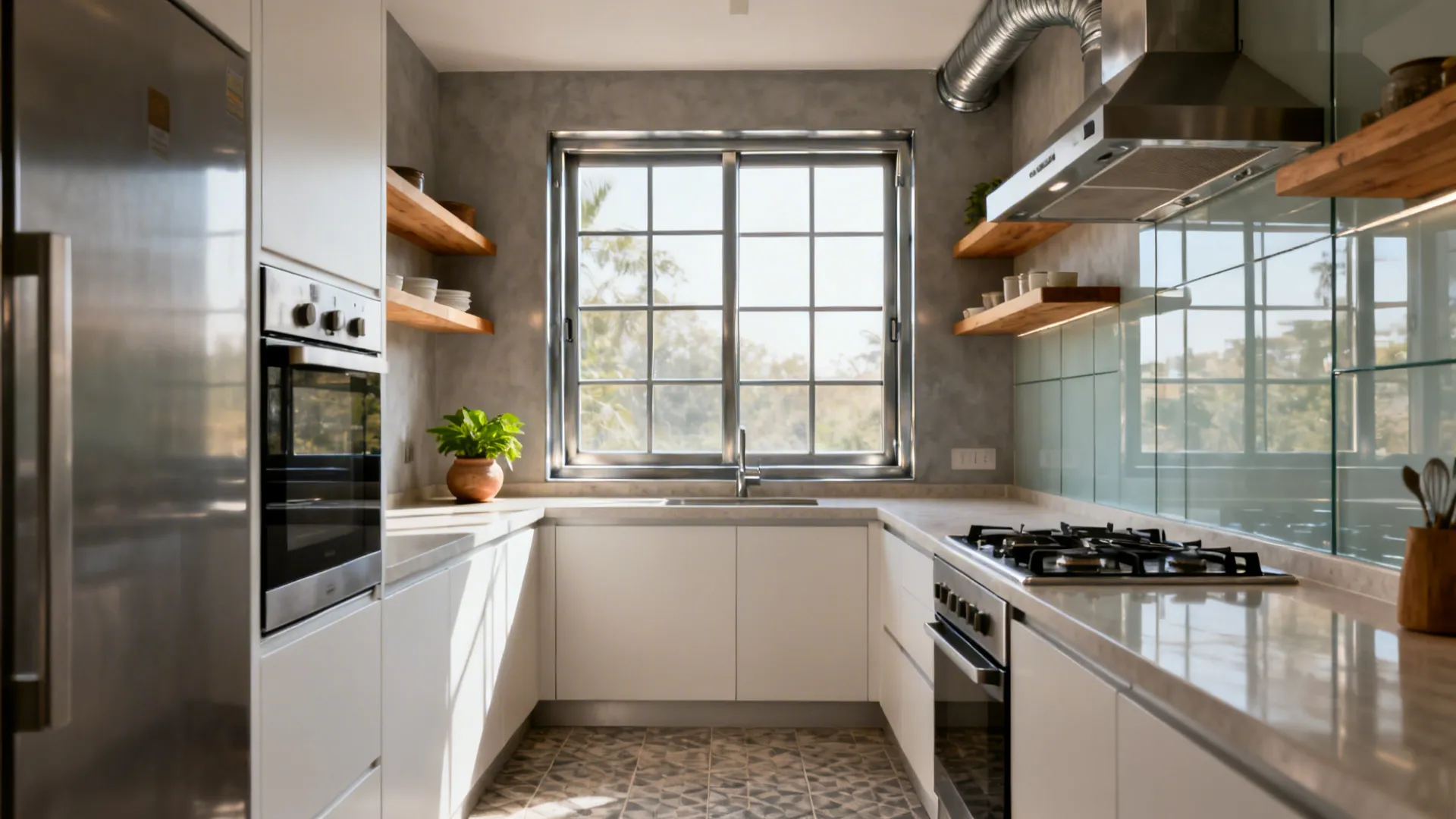 Indian Kitchen Window Design with Exhaust Fan: 5 Smart Ideas