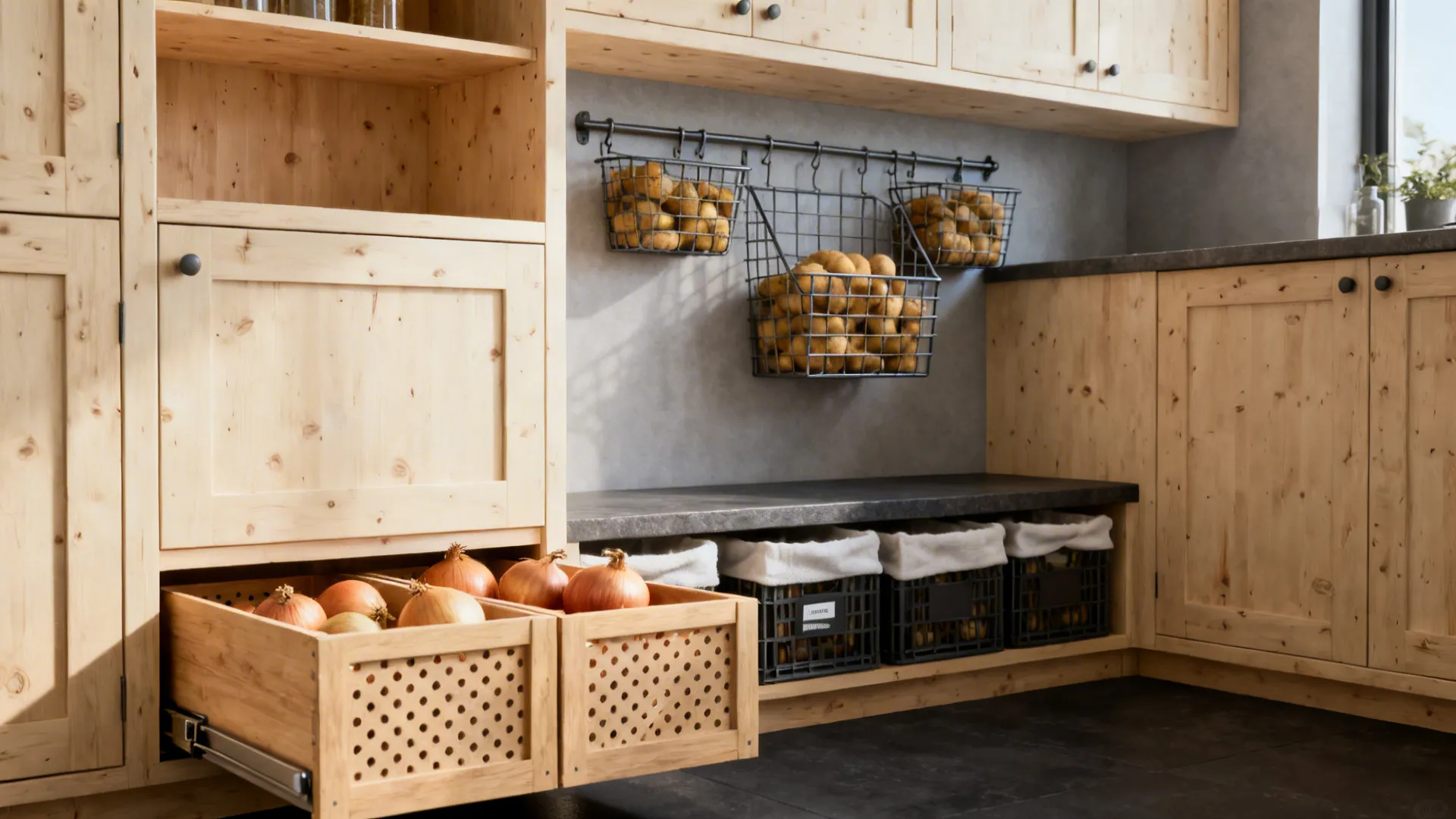 5 Kitchen Storage Ideas for Onions and Potatoes