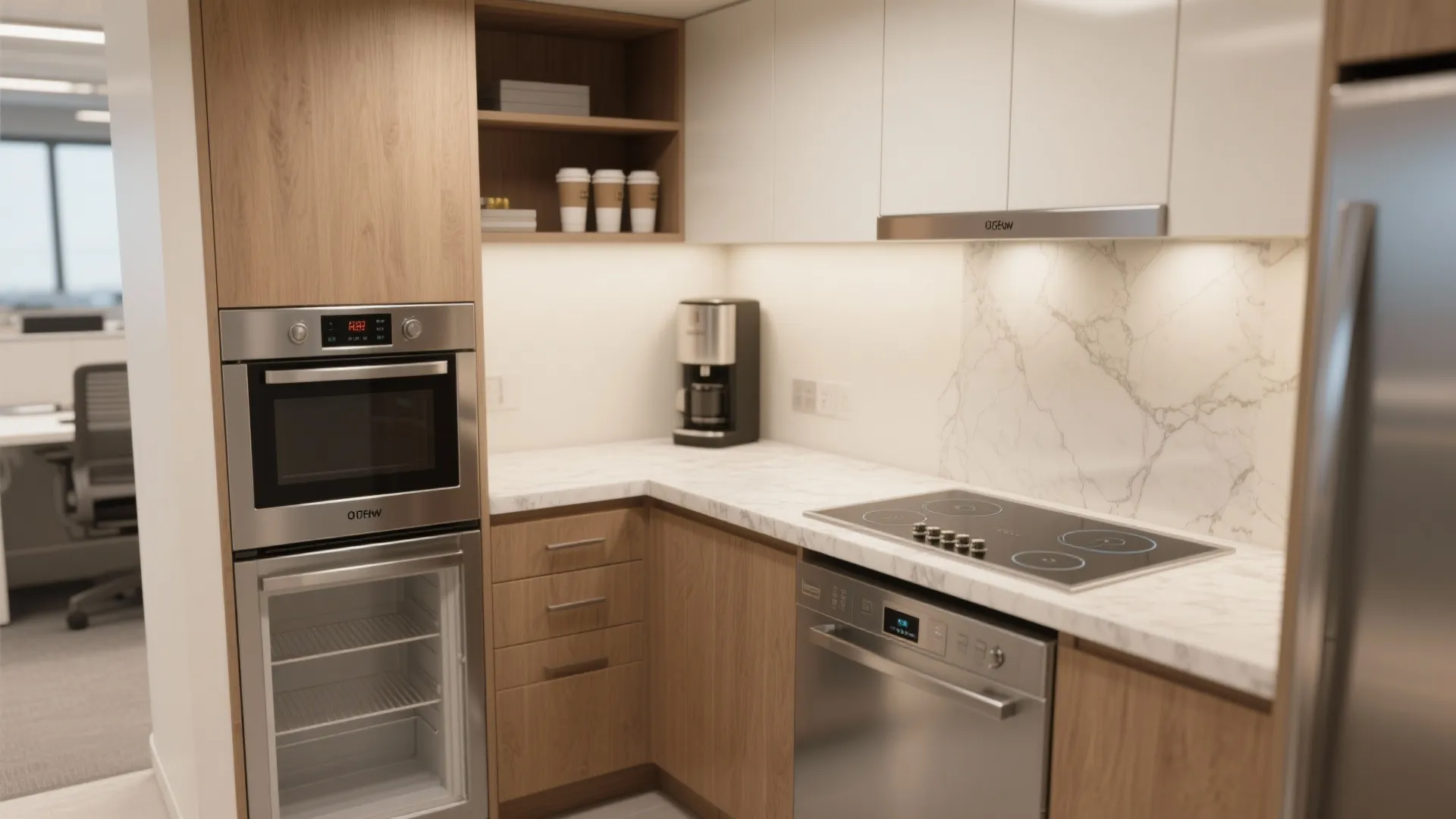 Small Office Break Room Ideas: 5 Practical Tips: Clever, budget-friendly break room concepts for tight office spaces from a designer with 10+ years of small-space experience