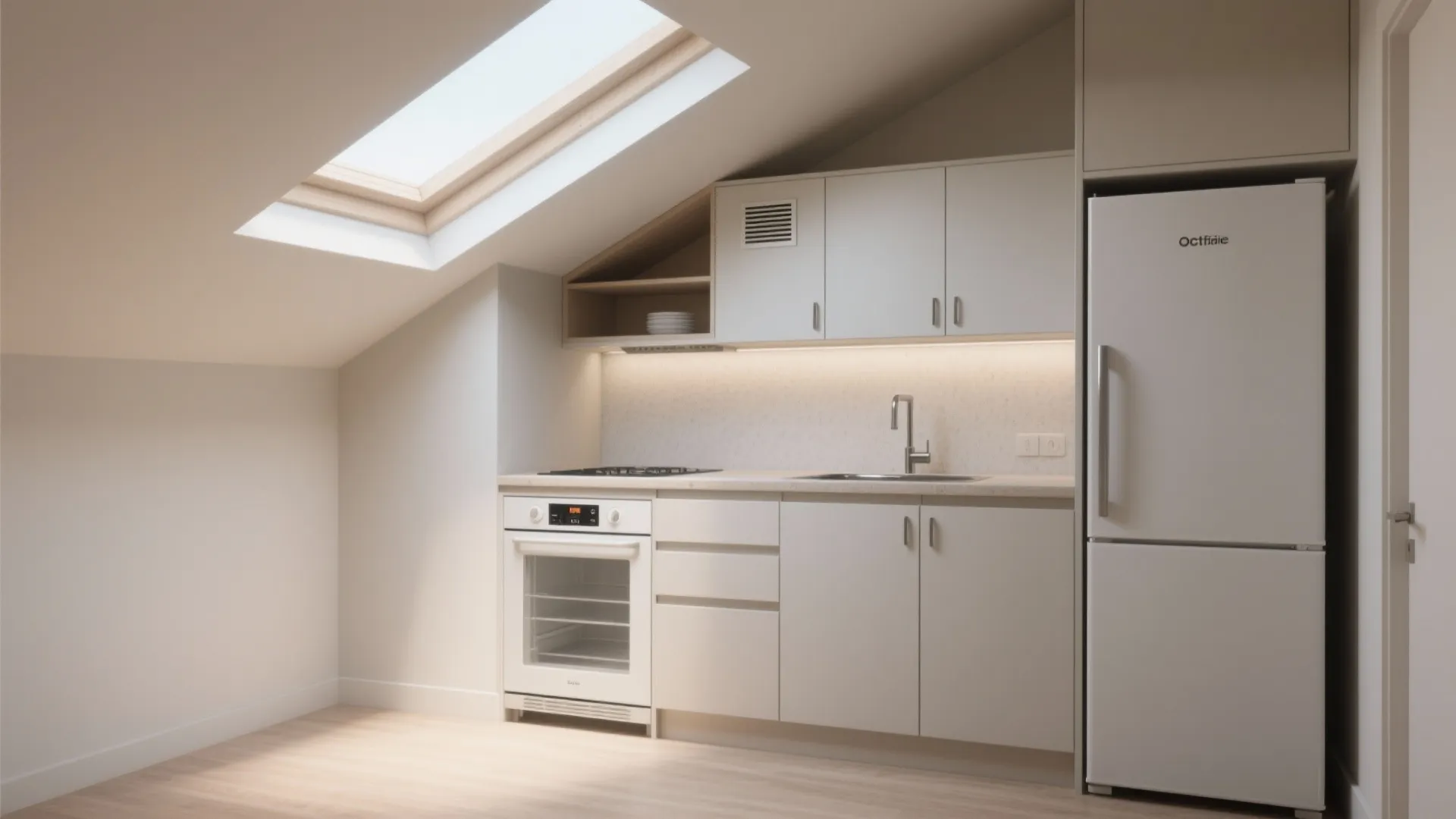 5. Add a compact kitchenette or dressing wall for true independence