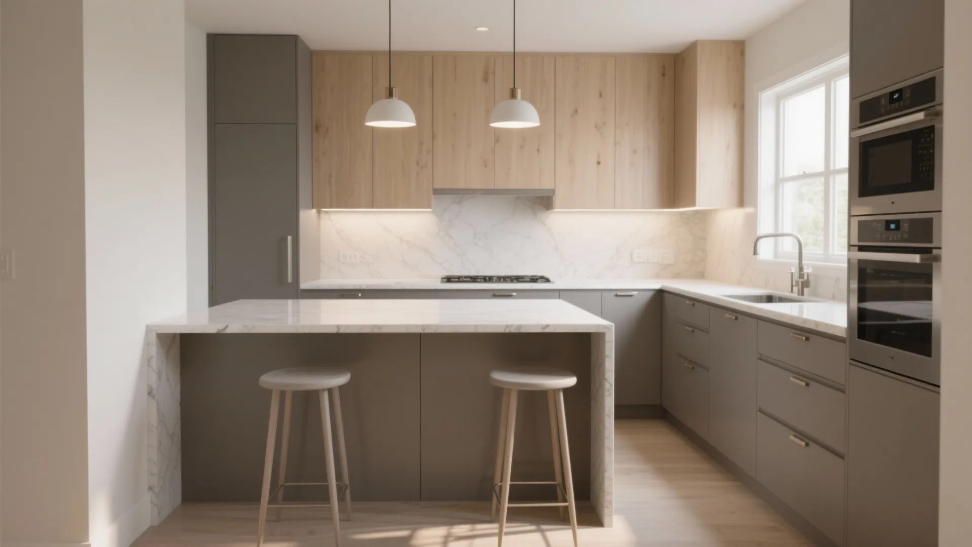 L Shaped Kitchen with Island for Small Spaces: 1 Minute to Maximize Your Small L Shaped Kitchen with an Island