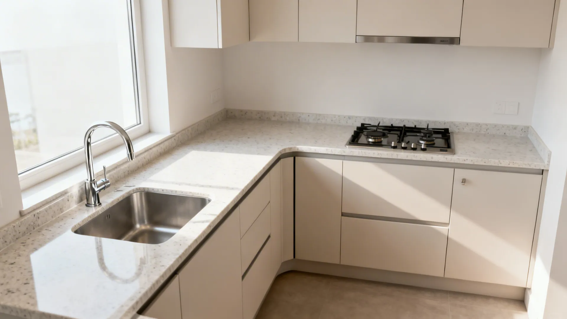 Compact L Layout with Work Triangle Tweaks