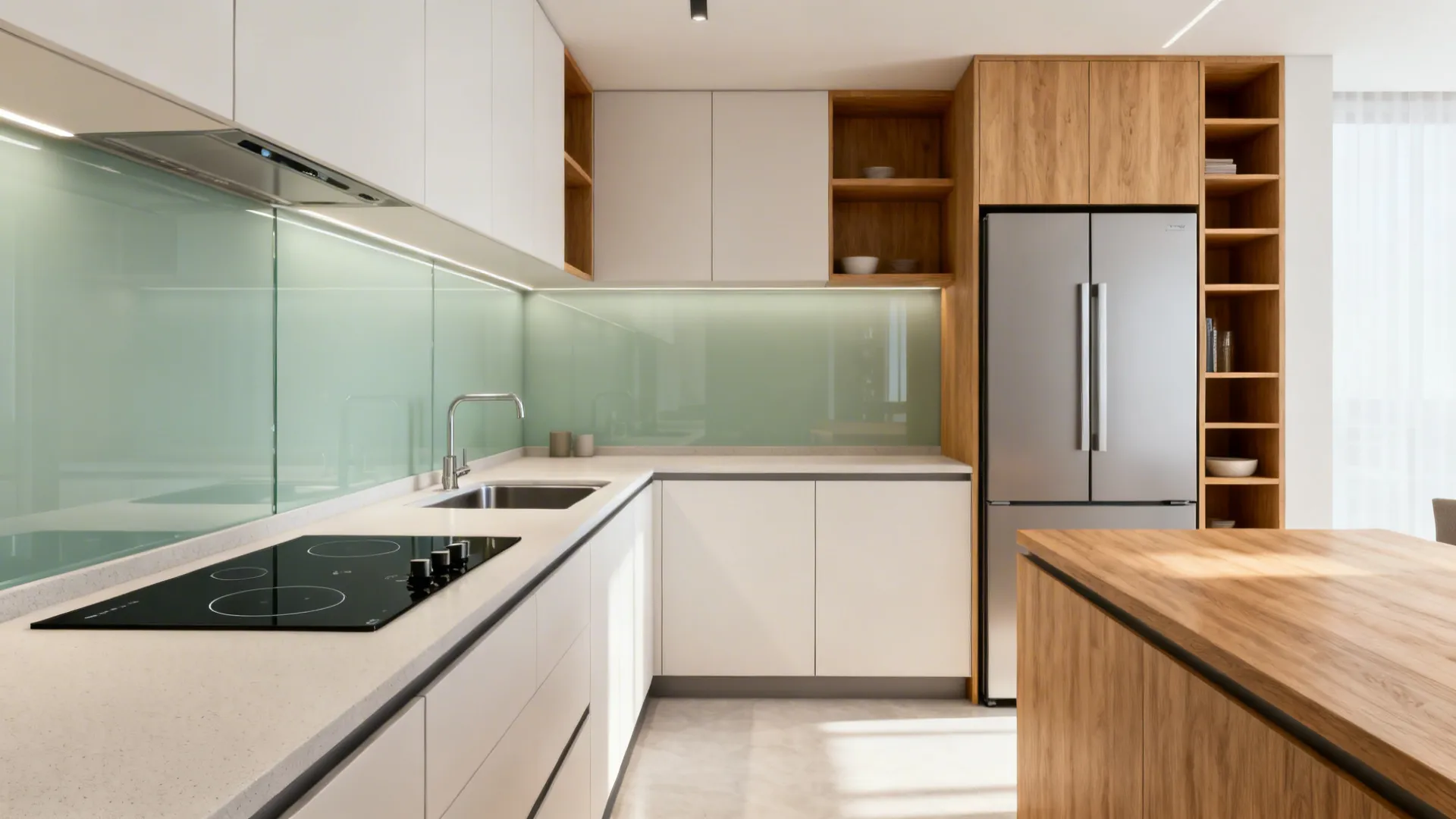 Compact L-Layout That Unlocks Counter Space