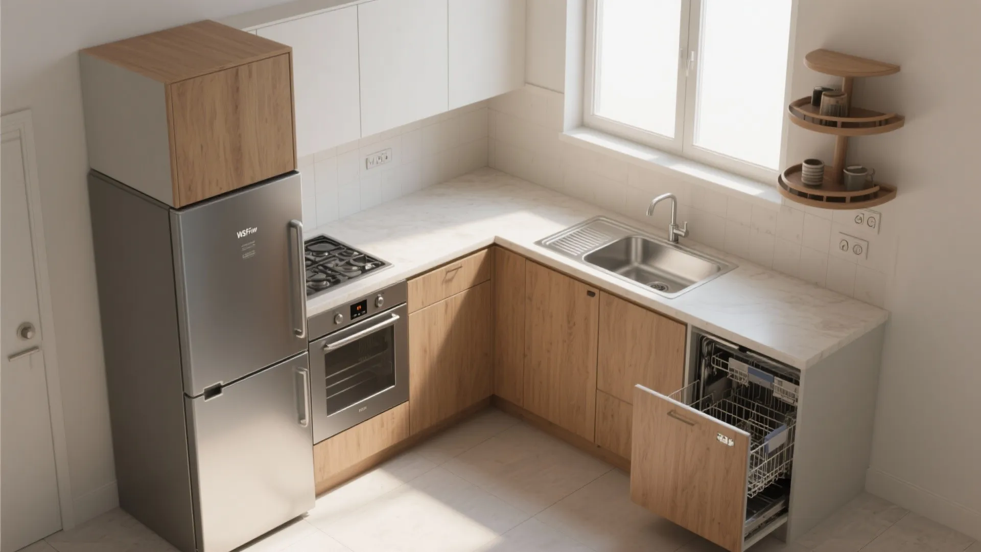 Compact L-Shape That Works Hard