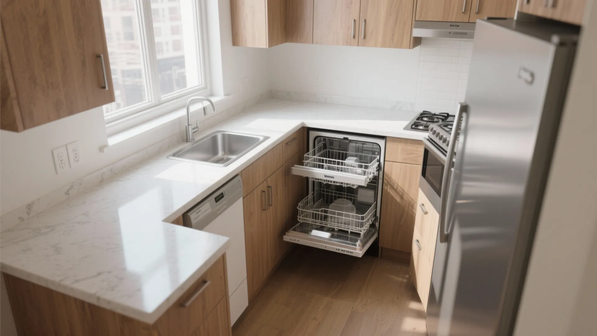 Compact L-Shape That Maximizes Counter Runs