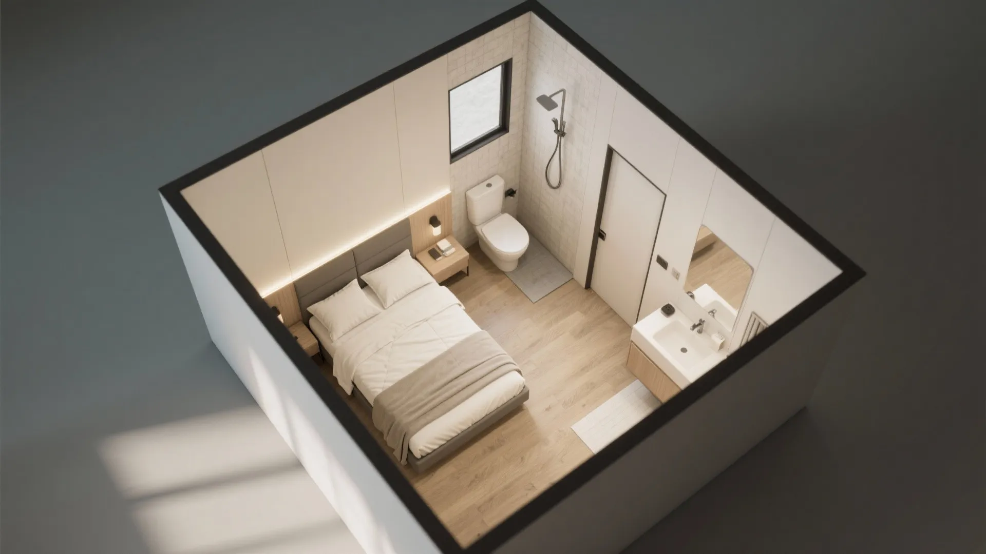 Compact L-Shape Layout