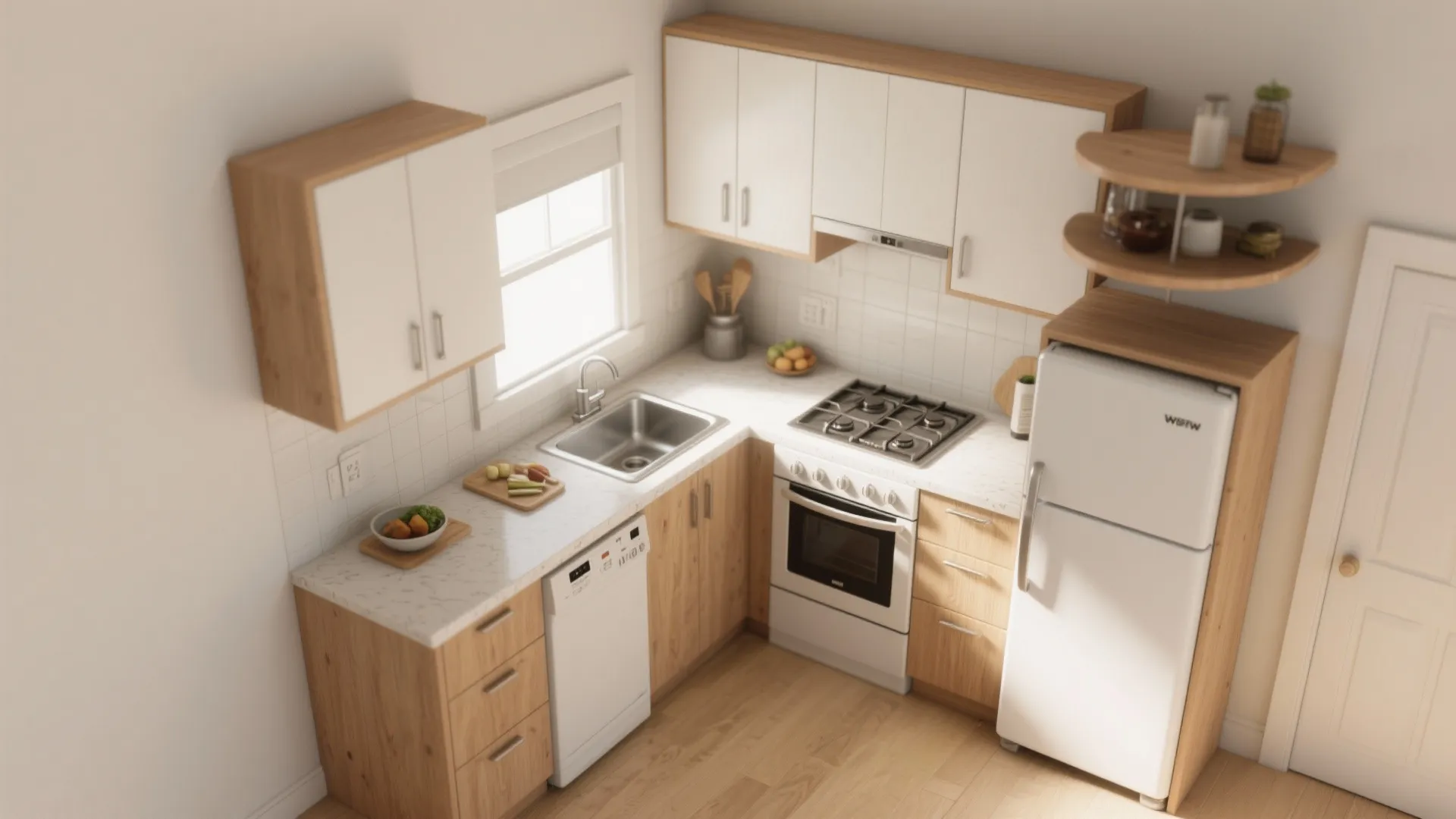 Compact L-Shaped Layouts That Flow