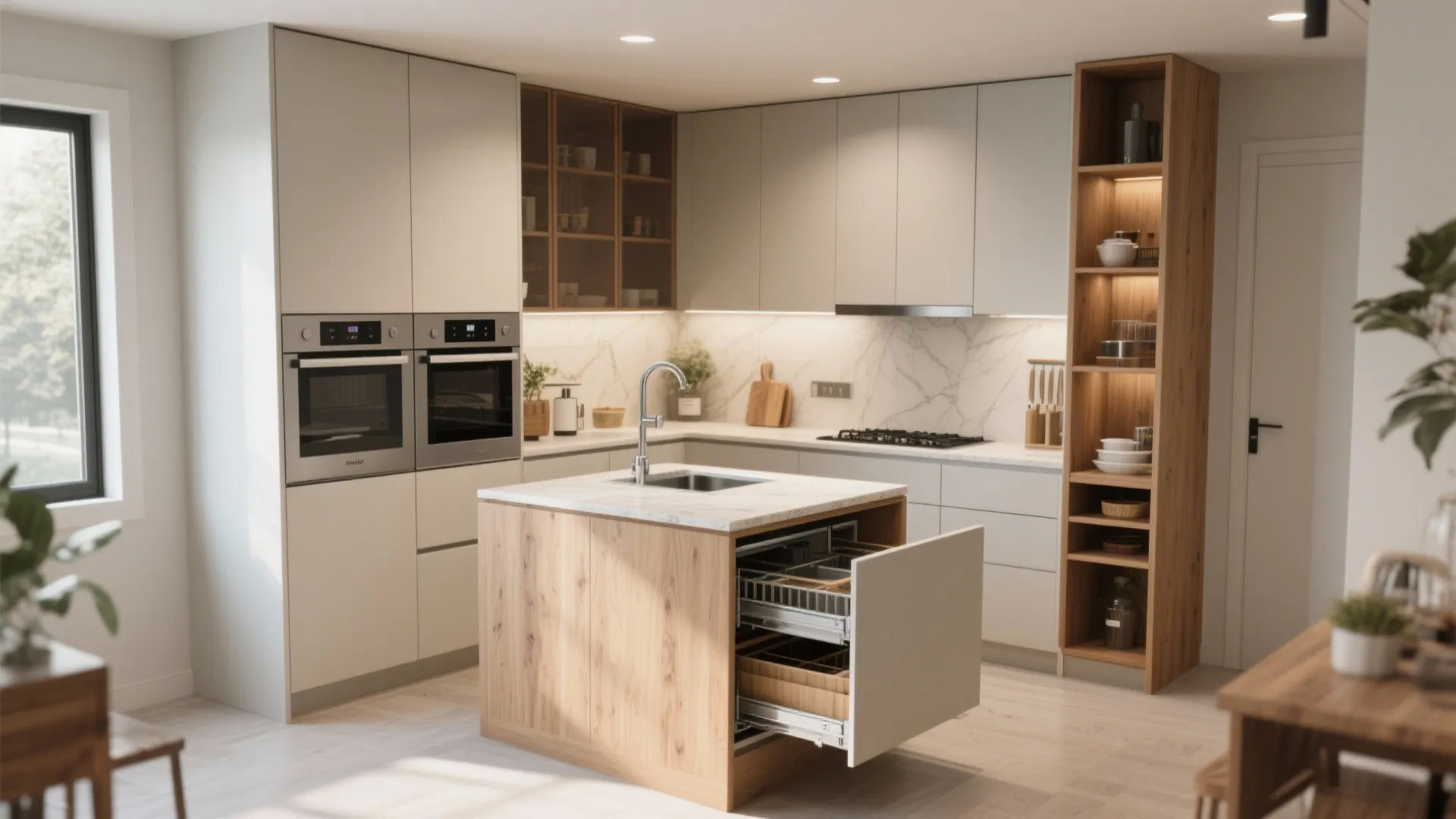 4. Compact Kitchen with Full Functionality