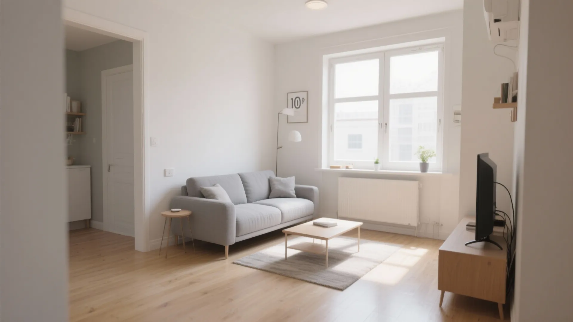 Compact L‑shaped seating