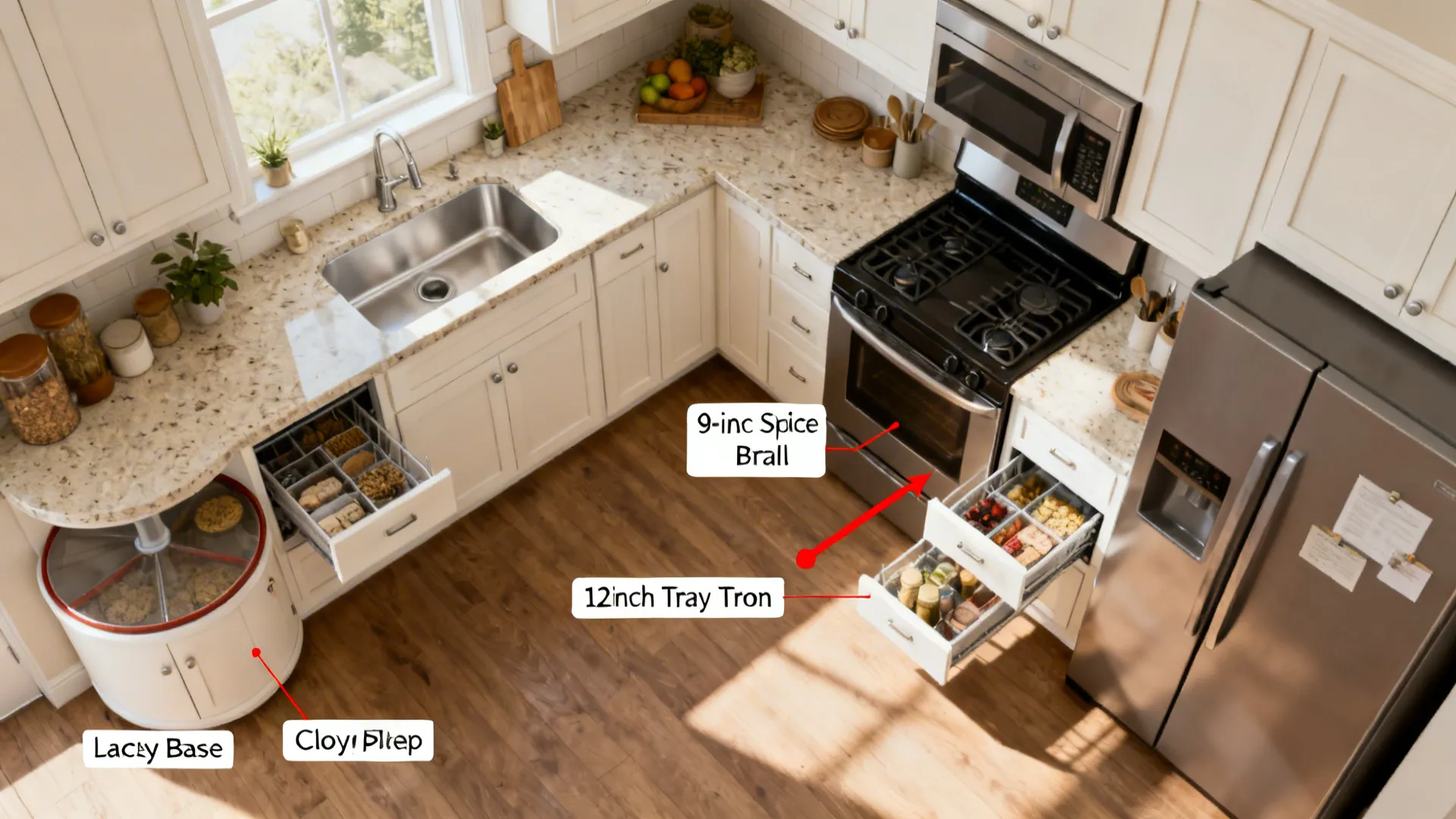 Compact L-Shape with Smart Inserts