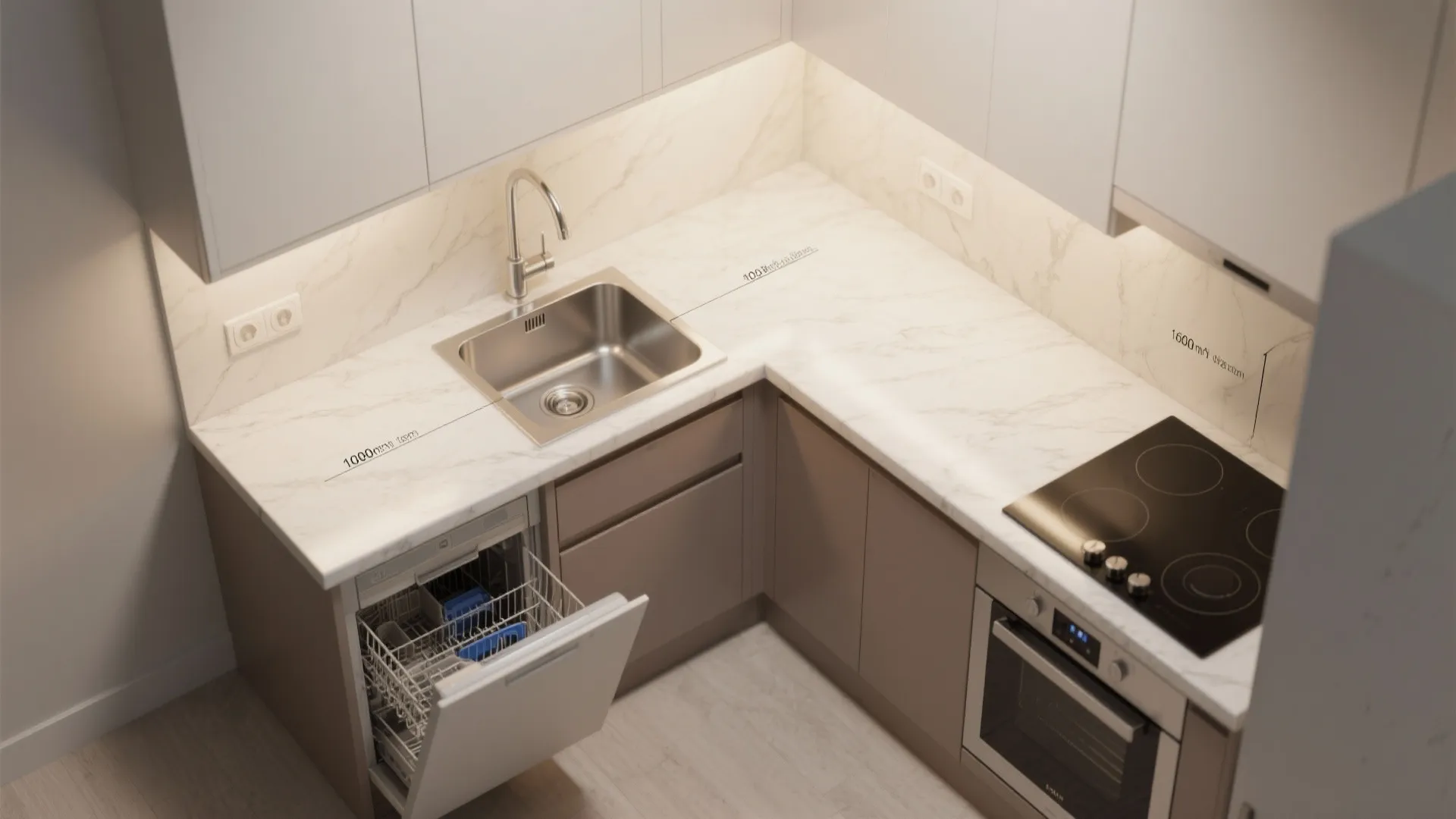 Compact L-Shape that Respects Flow