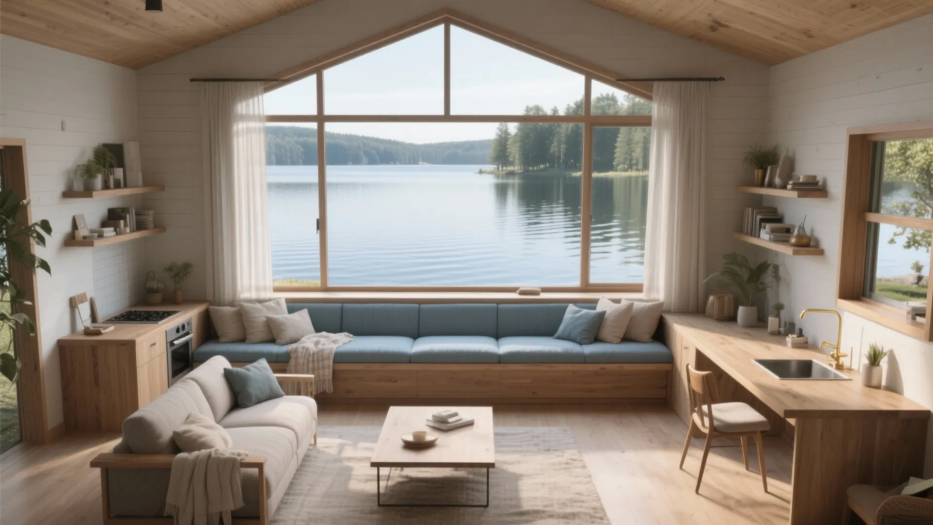 Small House on a Lake: Maximizing Cozy Waterfront Living: 1 Minute to a Dreamy Getaway: Fast-Track Guide to Small Lake Houses