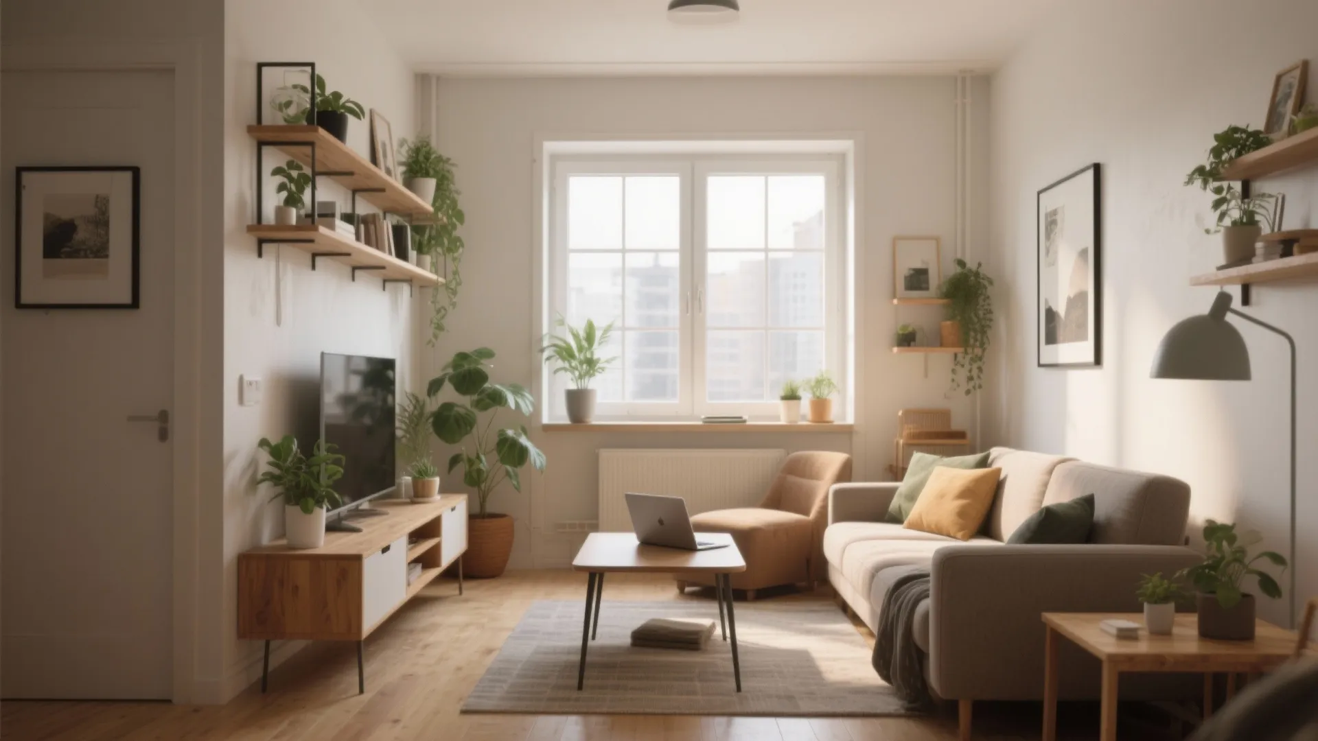 Small Table for Laptop Computer: Stylish Space-Saving Ideas: 1 Minute to Transform Your Laptop Setup—Smart Table Guide