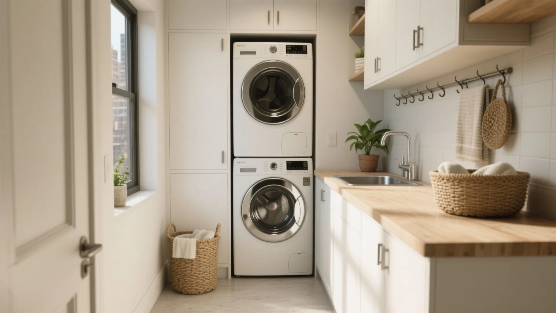 5 Laundry Room Ideas for Small Spaces: Space-smart laundry room ideas I’ve used on tiny projects to big effect