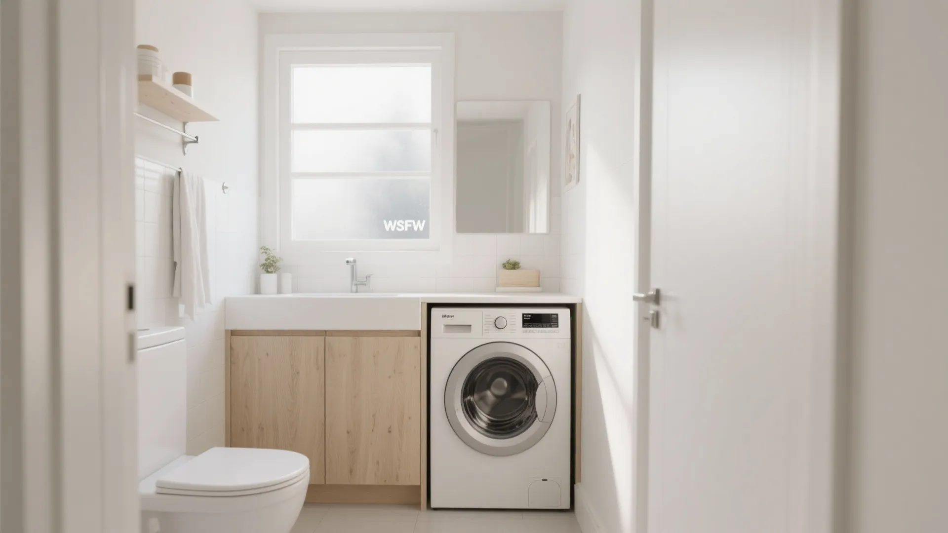 8. Compact Laundry Integration