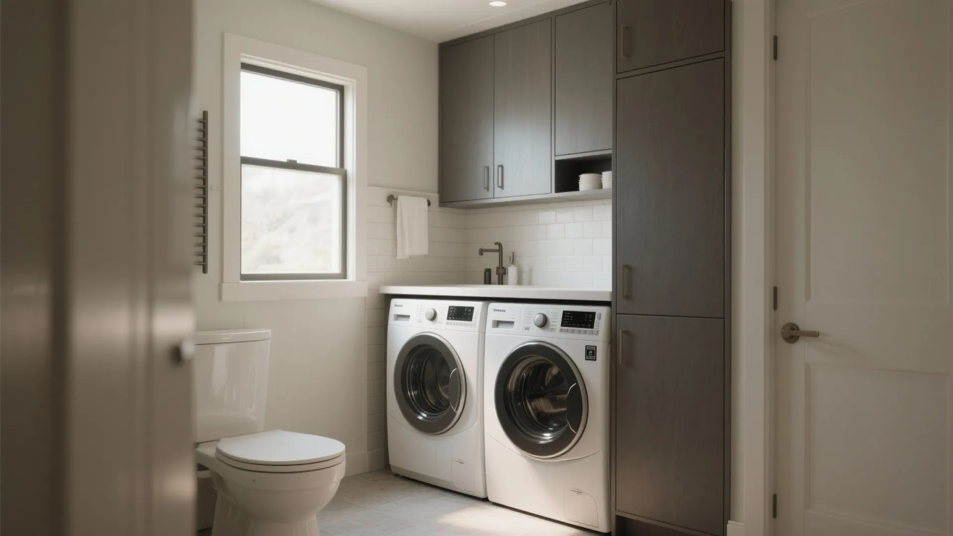 10. Compact Laundry Integration