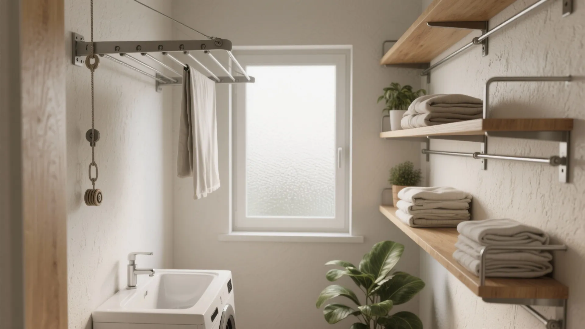 10 Laundry Room Hanging Ideas for Small Spaces: Practical, stylish hanging solutions to make the most of a compact laundry room