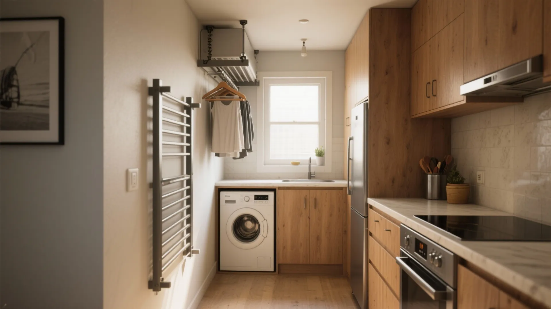 5 Laundry Hanging Ideas for Small Spaces: Clever, budget-friendly hanging solutions I use to make tiny laundry areas actually work