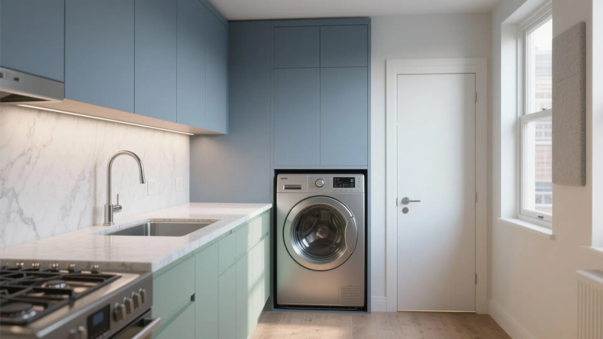 Washer Dryer in Small Kitchen: Space-Saving Solutions