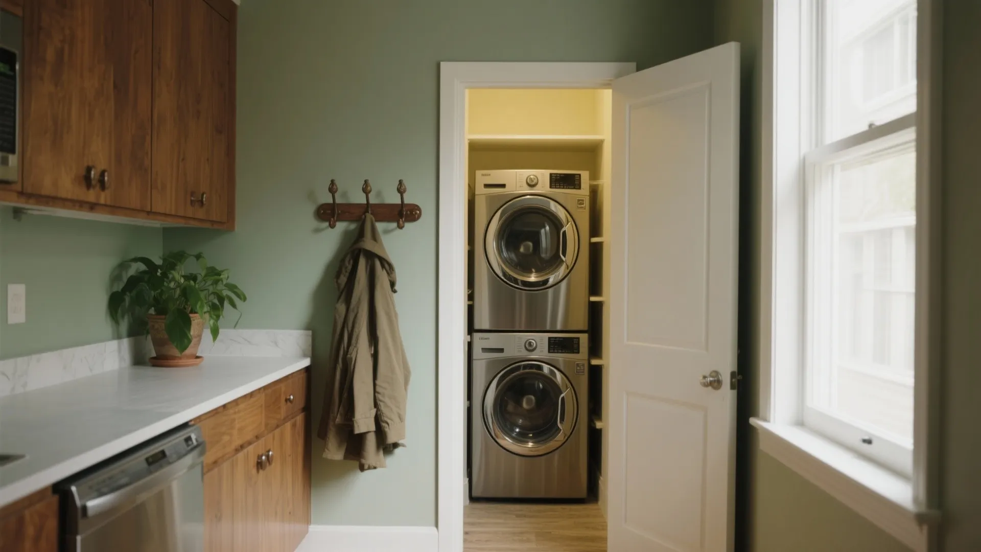 Compact Washer Dryer Ideas: 5 Small-Space Tips: Smart, stylish ways to fit a compact washer dryer into tiny homes, closets, and kitchens