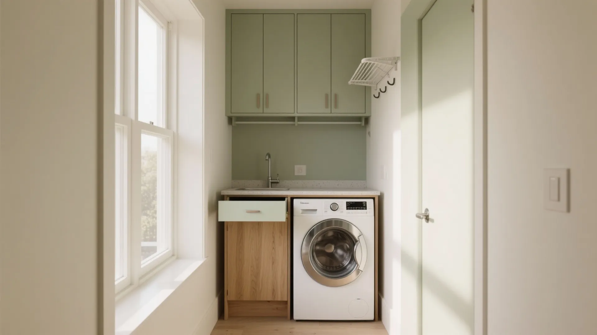 Top Loader Small Laundry Room Ideas: 5 Smart Tips: Clever ways to fit a top-loading washer into tiny laundry nooks without losing style or function