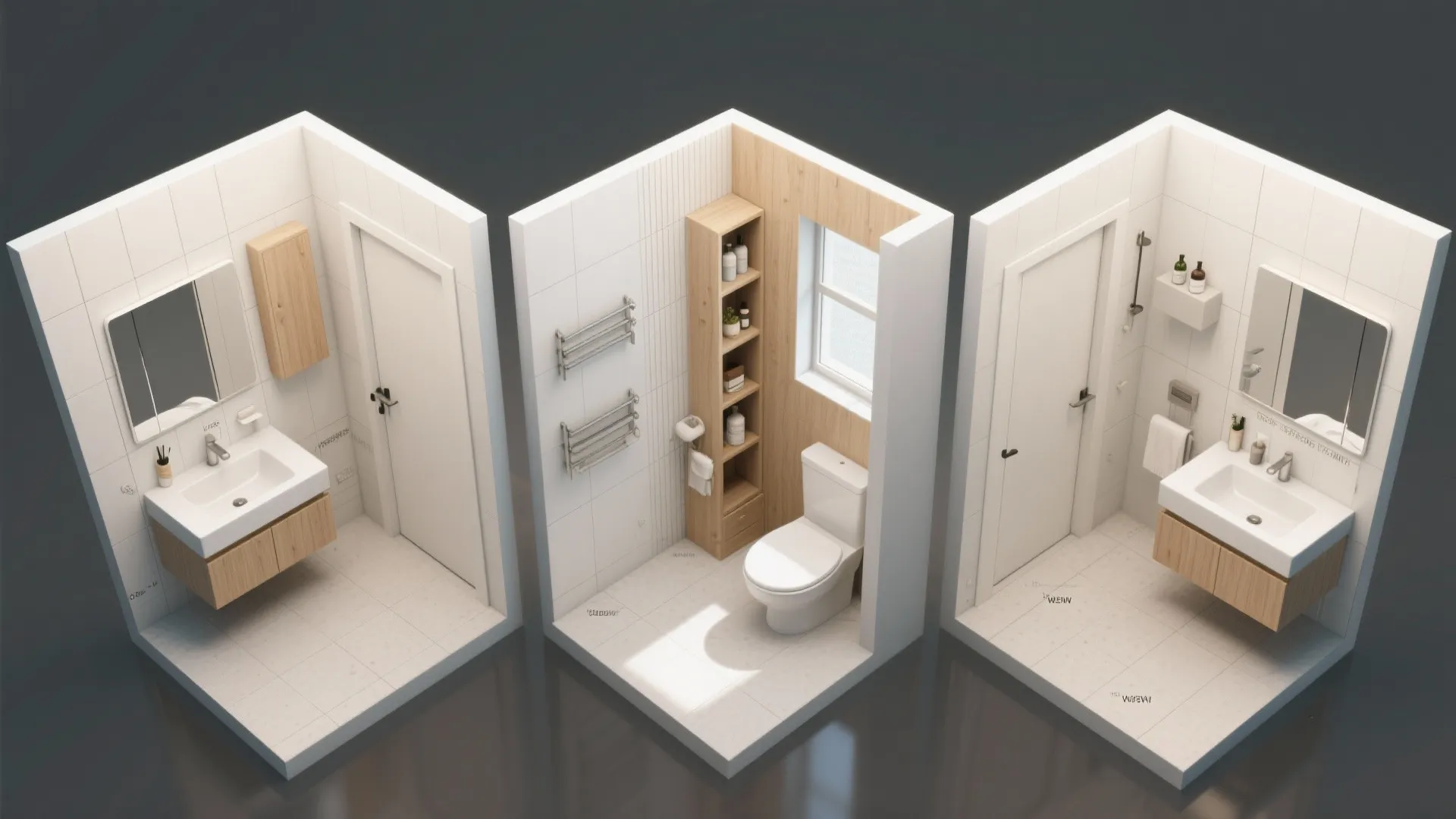 3. Compact layouts with smart storage