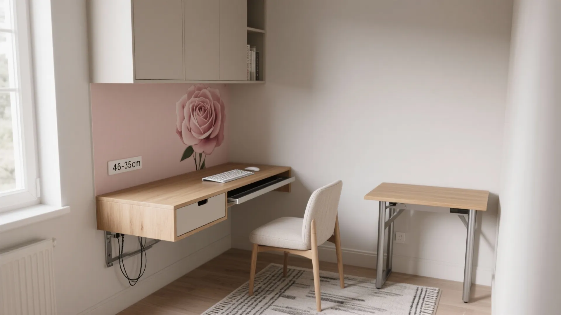 Compact Layouts: Wall Desks, Niche Corners, and Foldables