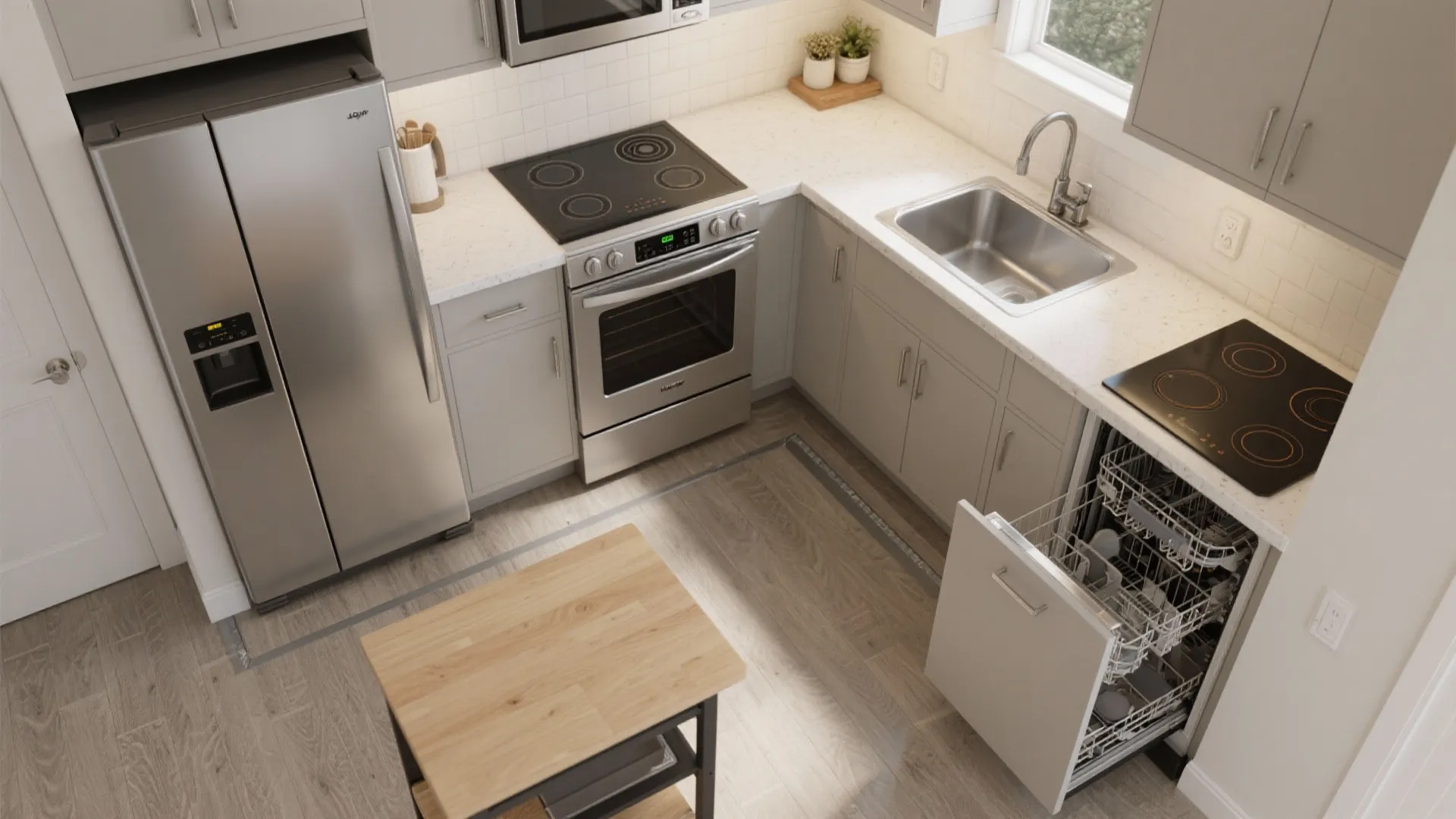 Compact Appliances and Multi-Task Islands