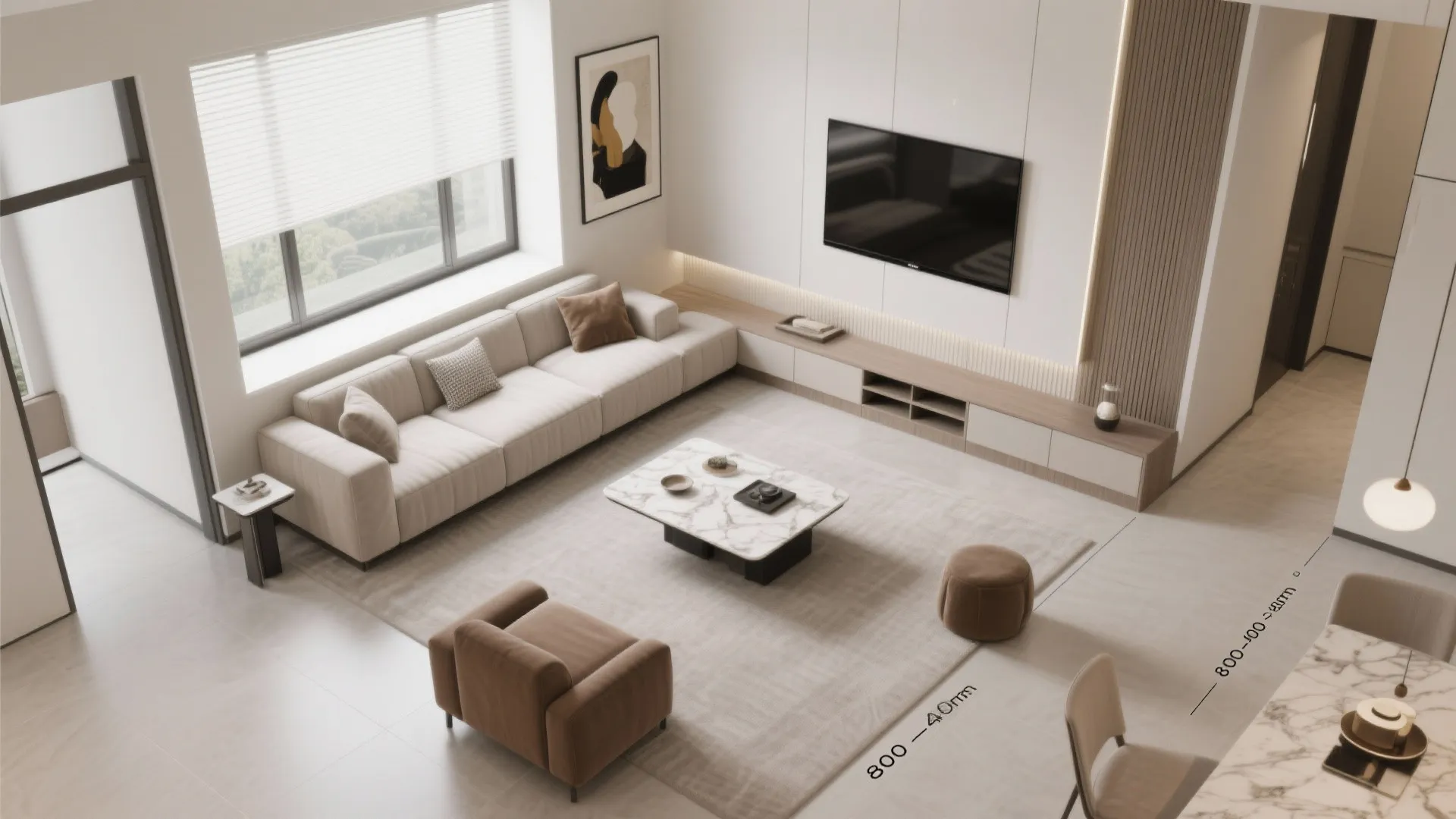 5) Tailored Comfort: custom seating and smart storage