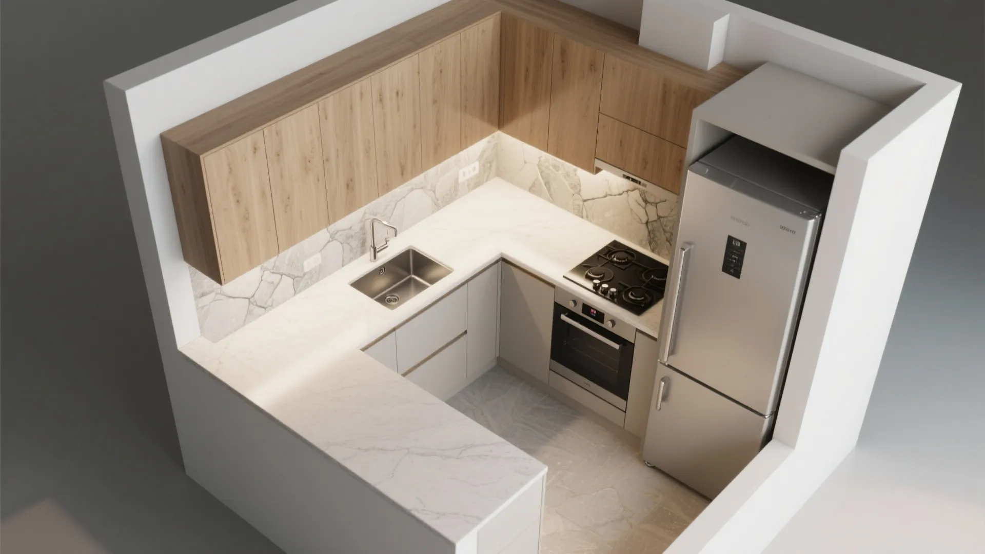 Compact Layouts that Stretch Counter Space