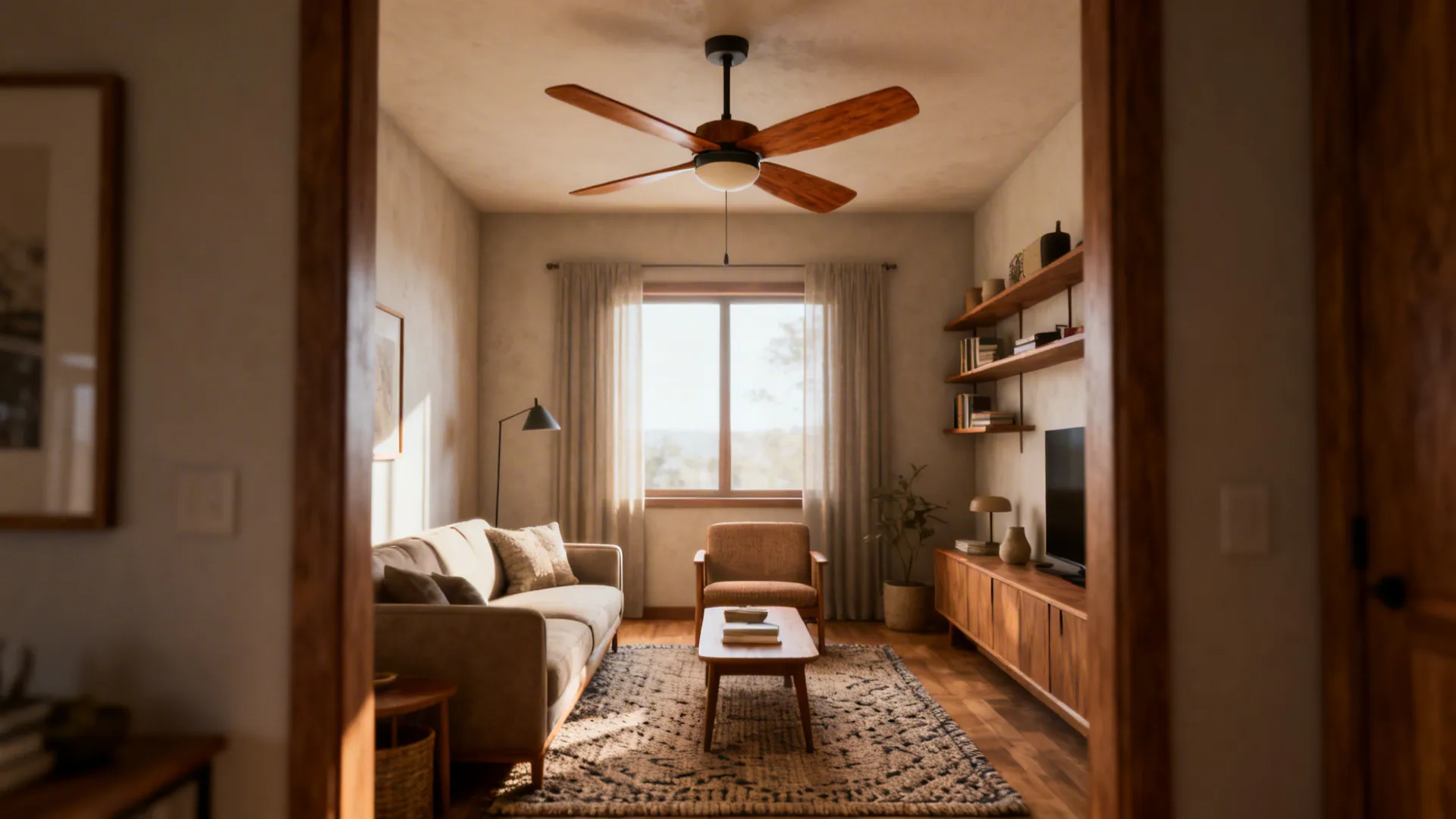 5 Stylish Ceiling Fans for Living Rooms: Creative small-space ideas and practical tips from a senior interior designer