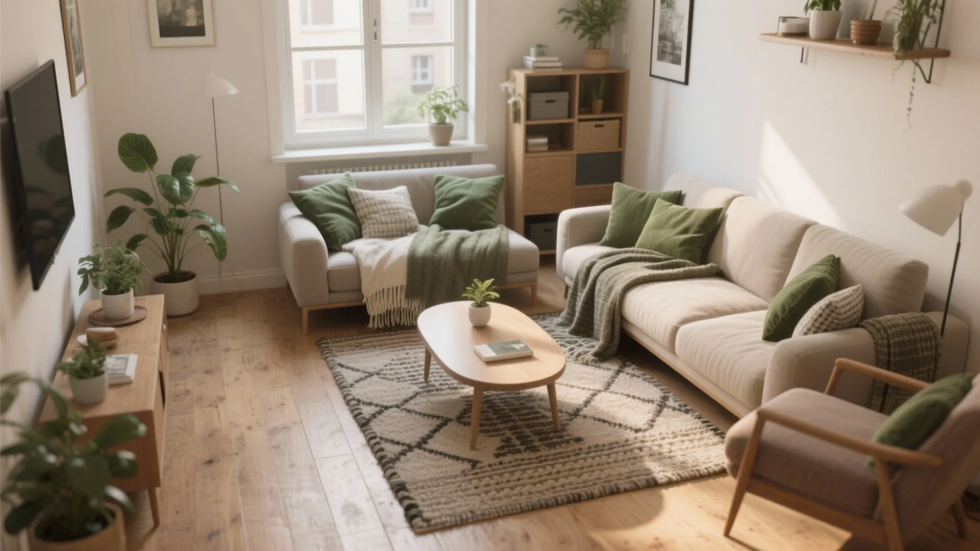 4-Piece Living Room Set Ideas: Compact and stylish 4-piece living room set inspirations from a senior designer