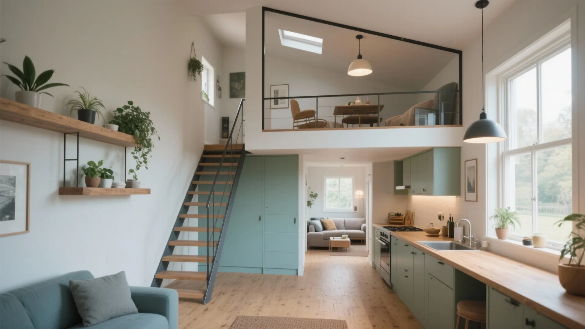 Small House with a Loft: Maximizing Comfort and Style: Fast-Track Guide to Designing a Loft in Under 1 Minute