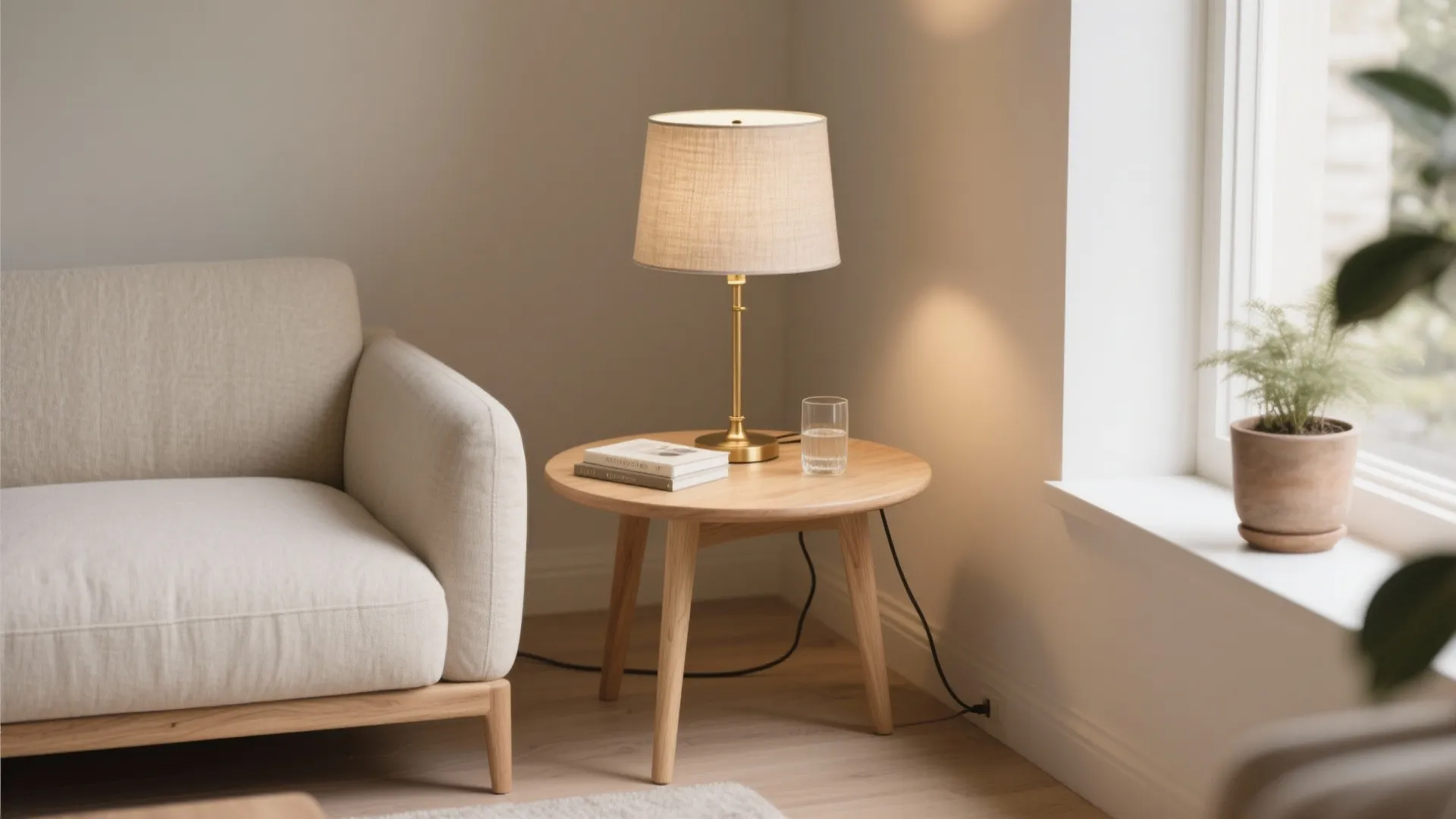 Small End Table with Lamp: Stylish Solutions for Compact Spaces: 1 Minute to Maximize Functionality with a Small End Table and Lamp