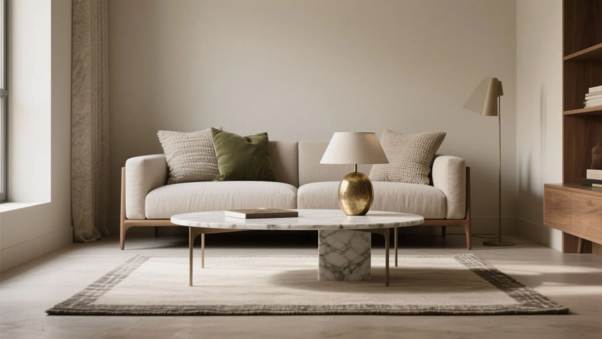 Quiet Luxury Layers in a Compact Living Room