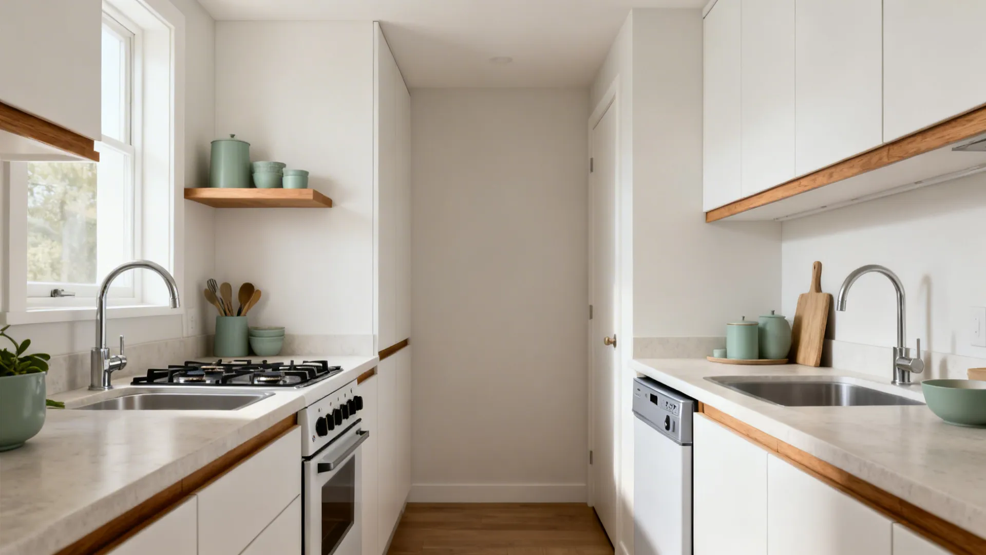 Compact L-Shape with Smart Work Zones