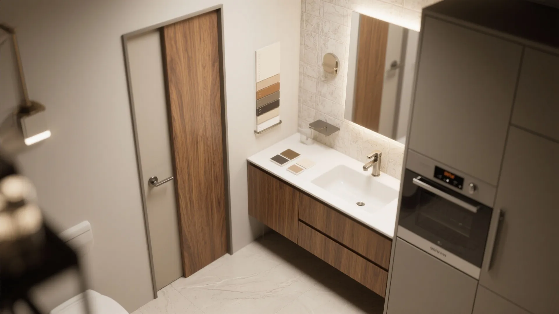 4. Compact luxury: efficient bathroom and kitchen planning