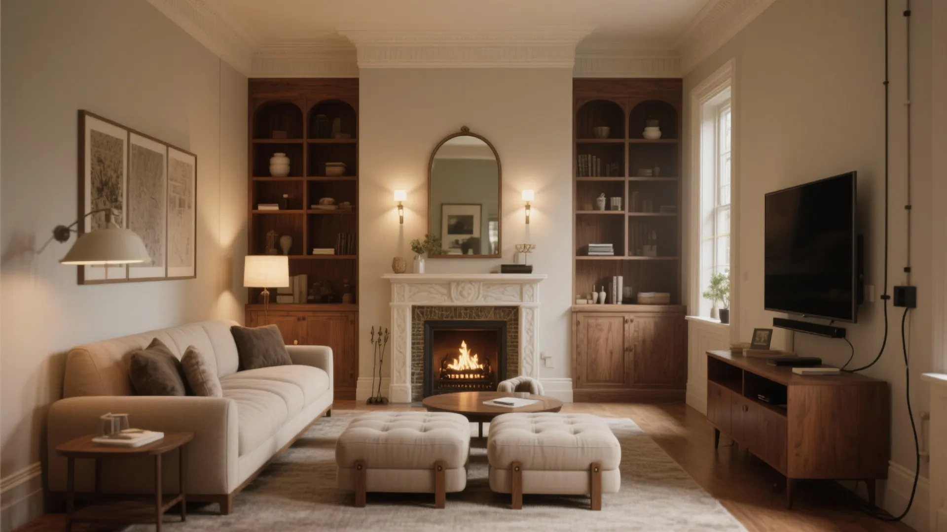 5 Small Living Room Ideas with Fireplace & TV: Smart, cozy solutions I use when a fireplace and TV must share tiny living rooms