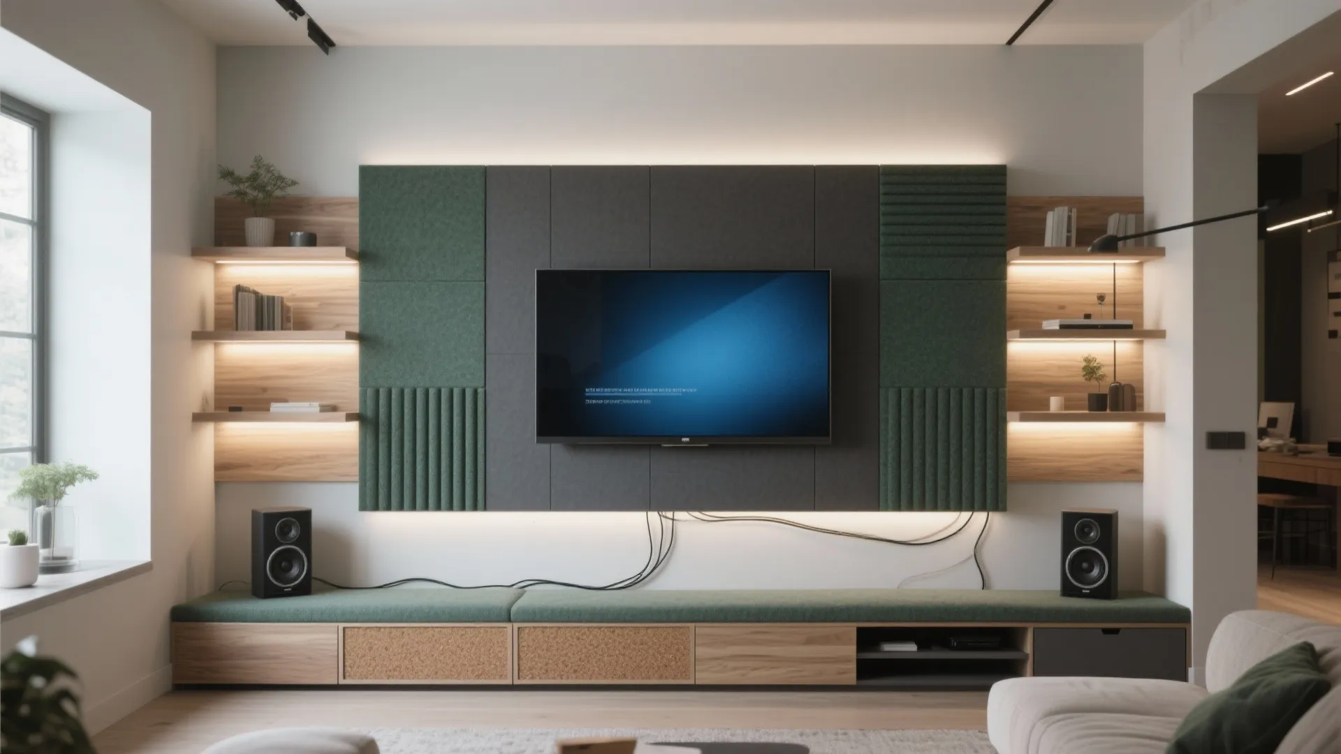 DIY Media Wall Ideas for Small Spaces