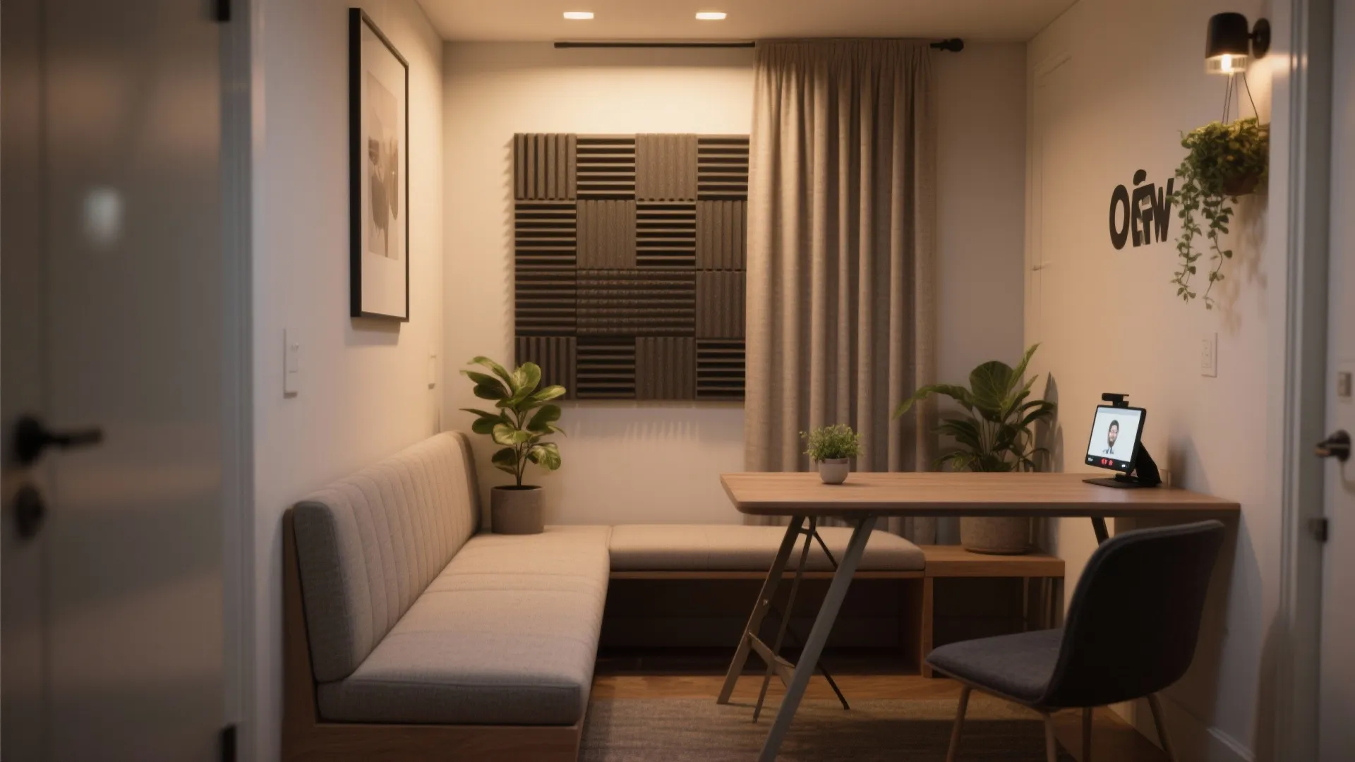 4. Compact meeting nook