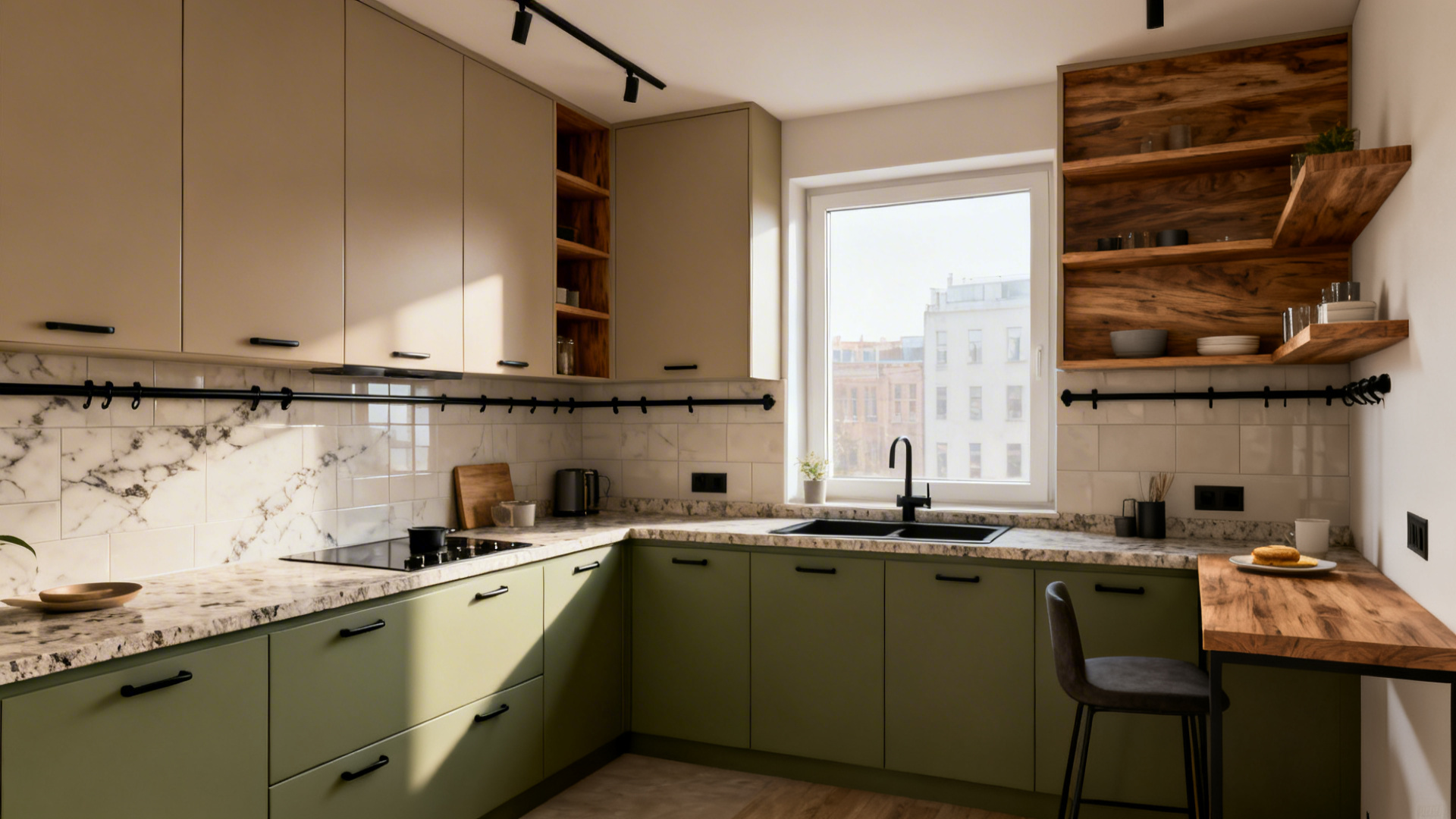 Small Modular Kitchen Feels Dark? 5 Color Ideas That Add Space