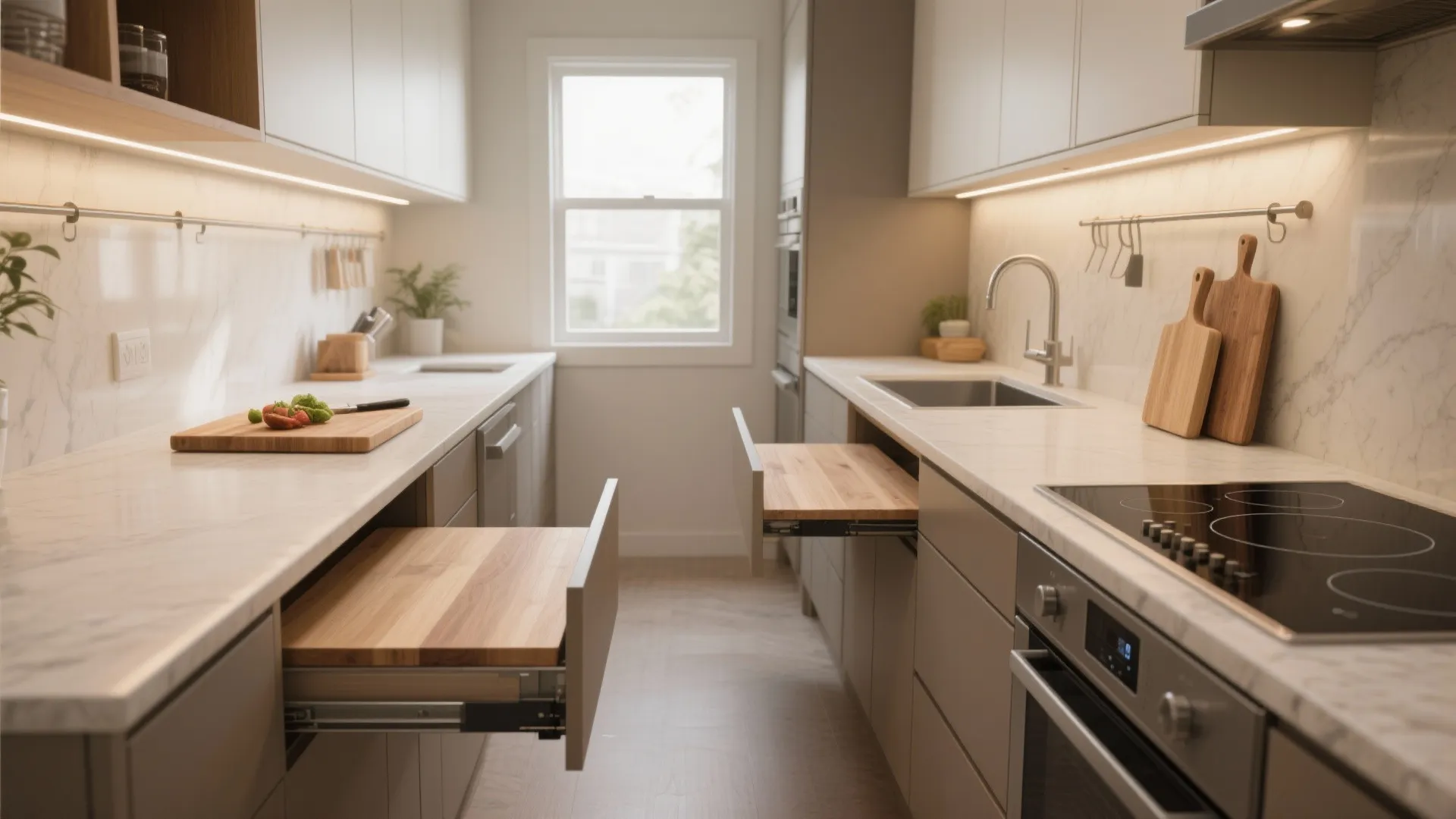 Extra Counter Space in Small Kitchen: Smart Designer Solutions: 1 Minute to Add Extra Counter Space: Fast-Track Guide for Small Kitchens