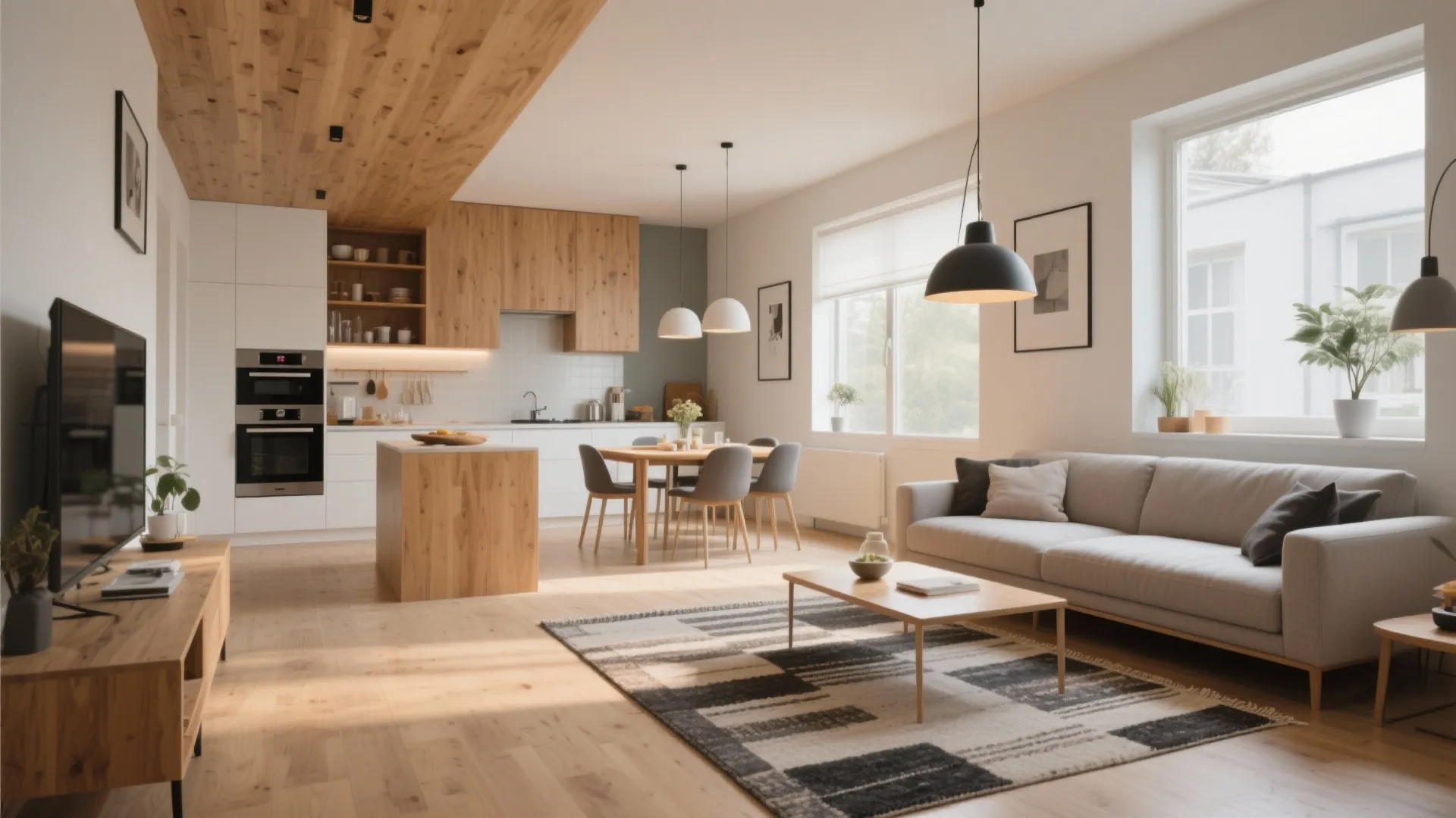 1. Open-Plan Living Area