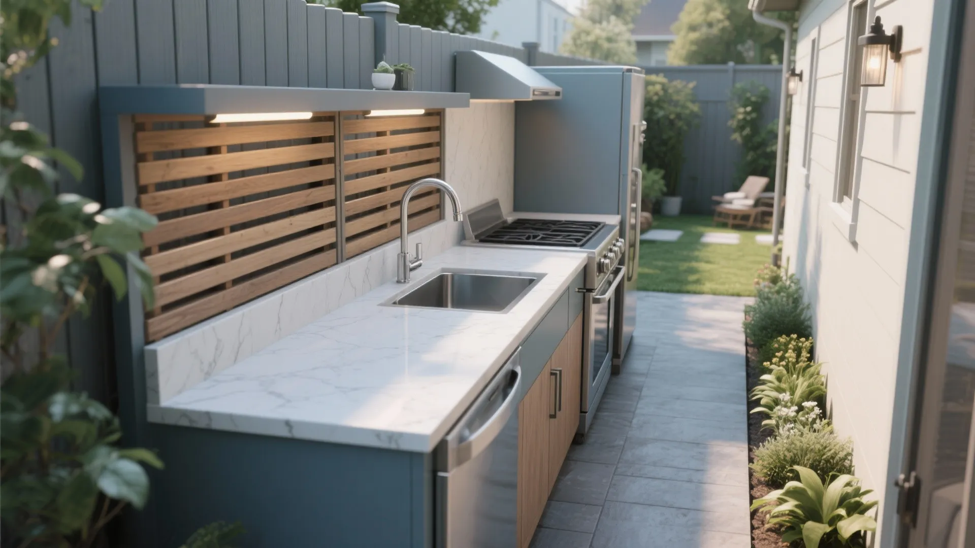 Outdoor Kitchen in Small Backyard: Space-Smart Design Tips: Fast-Track Guide to Transforming Tiny Spaces into Gourmet Retreats