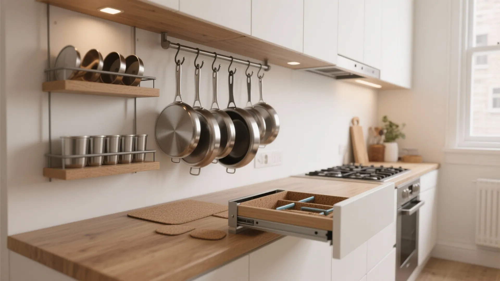 How to Store Pans in a Small Kitchen: Space-Saving Solutions