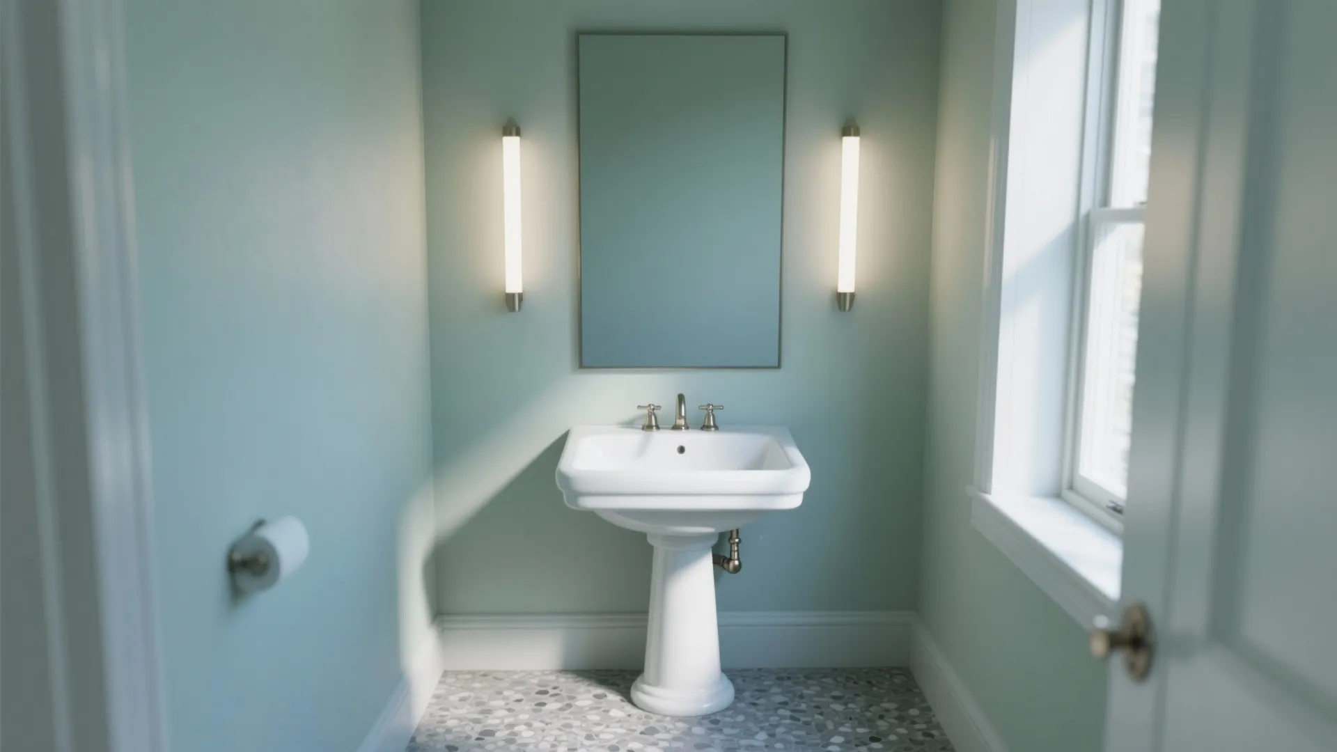 Stylish Pedestal Sink Ideas for Your Powder Room: Maximize Space and Elegance with These Design Tips