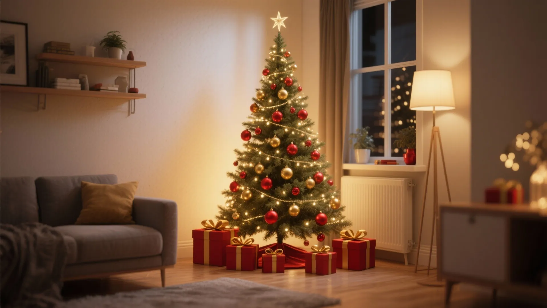 2. Compact Christmas Tree Magic